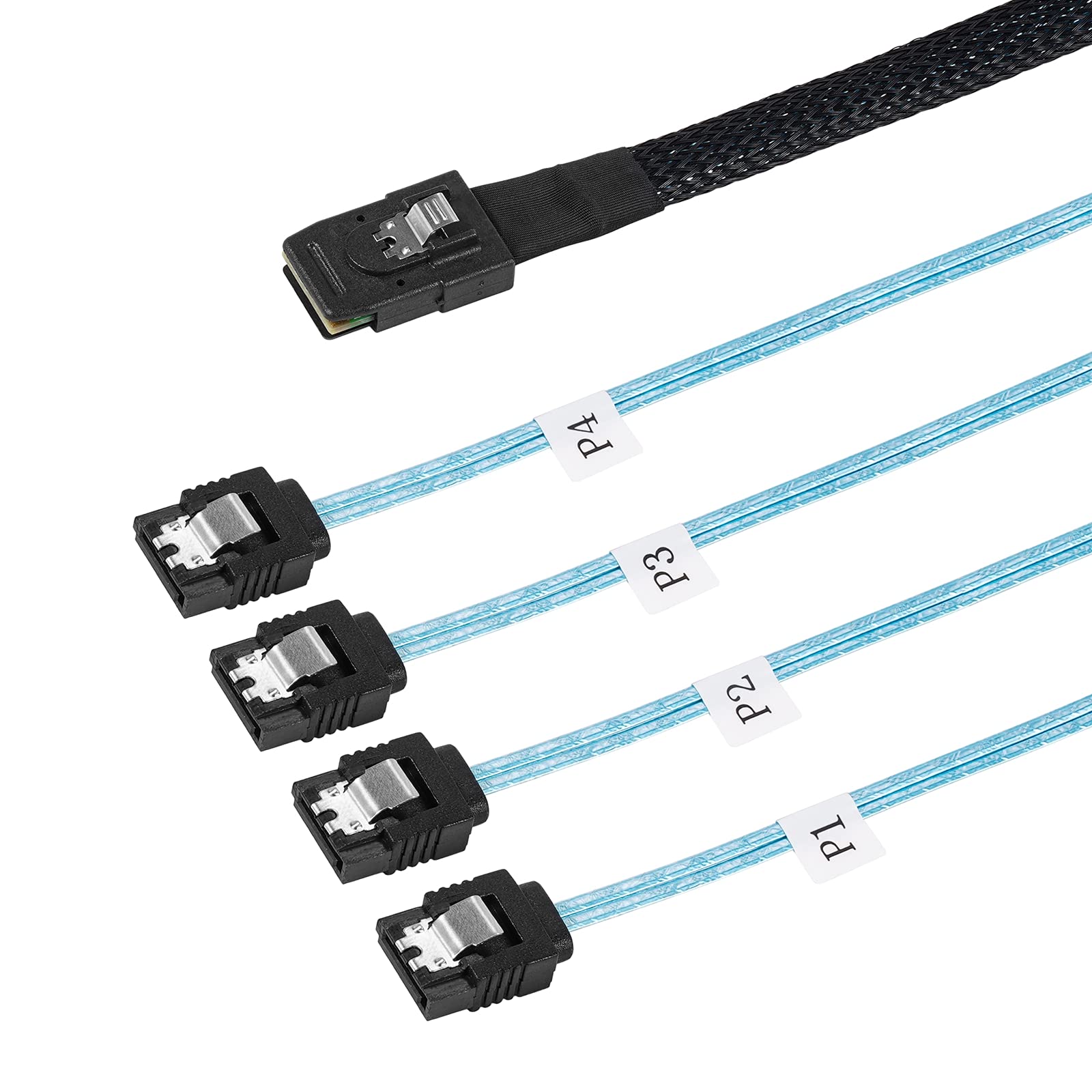Twozoh Internal Mini Sas To Sata Cable 3.3Ft