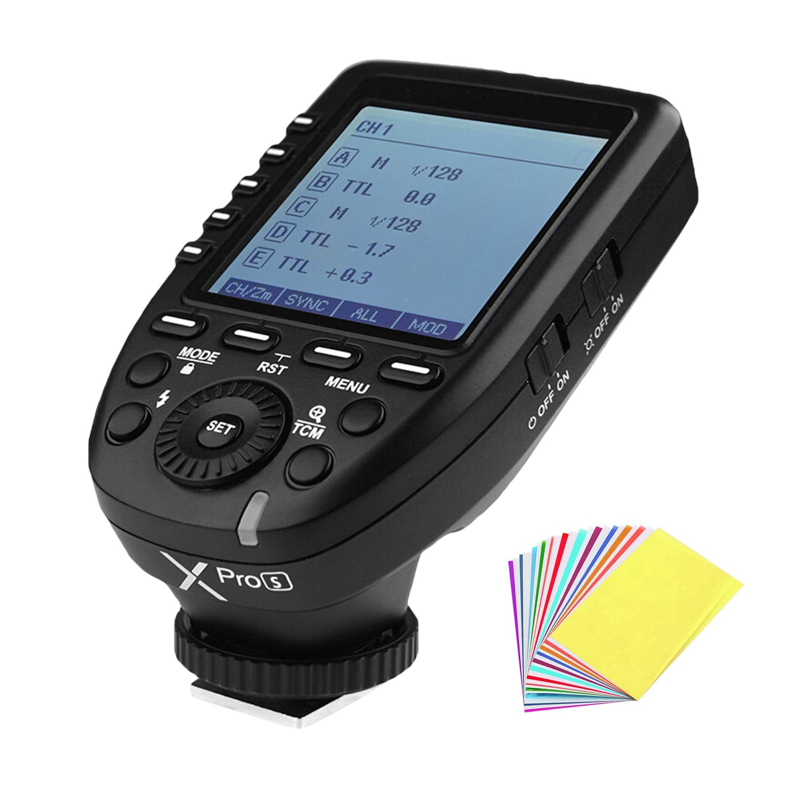 Godox Xpro S Ttl Flash Trigger For Sony Cameras Transmitter With 2.4G X Wireless System Tcm Function Hss 1/8000S Large Lcd Scree