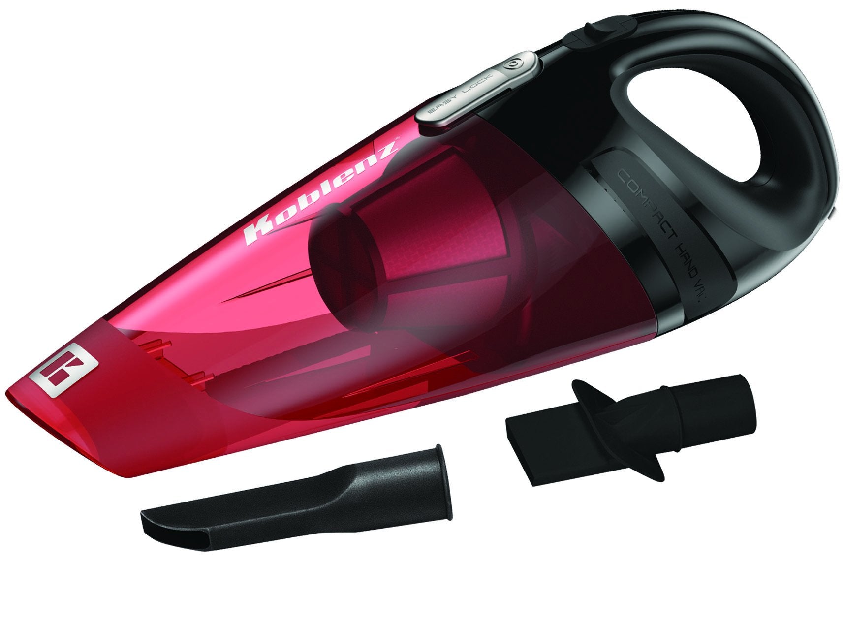 Koblenz 00-5644-0 HV-12 KG3 Corded 120V Hand Vac, Black & Red