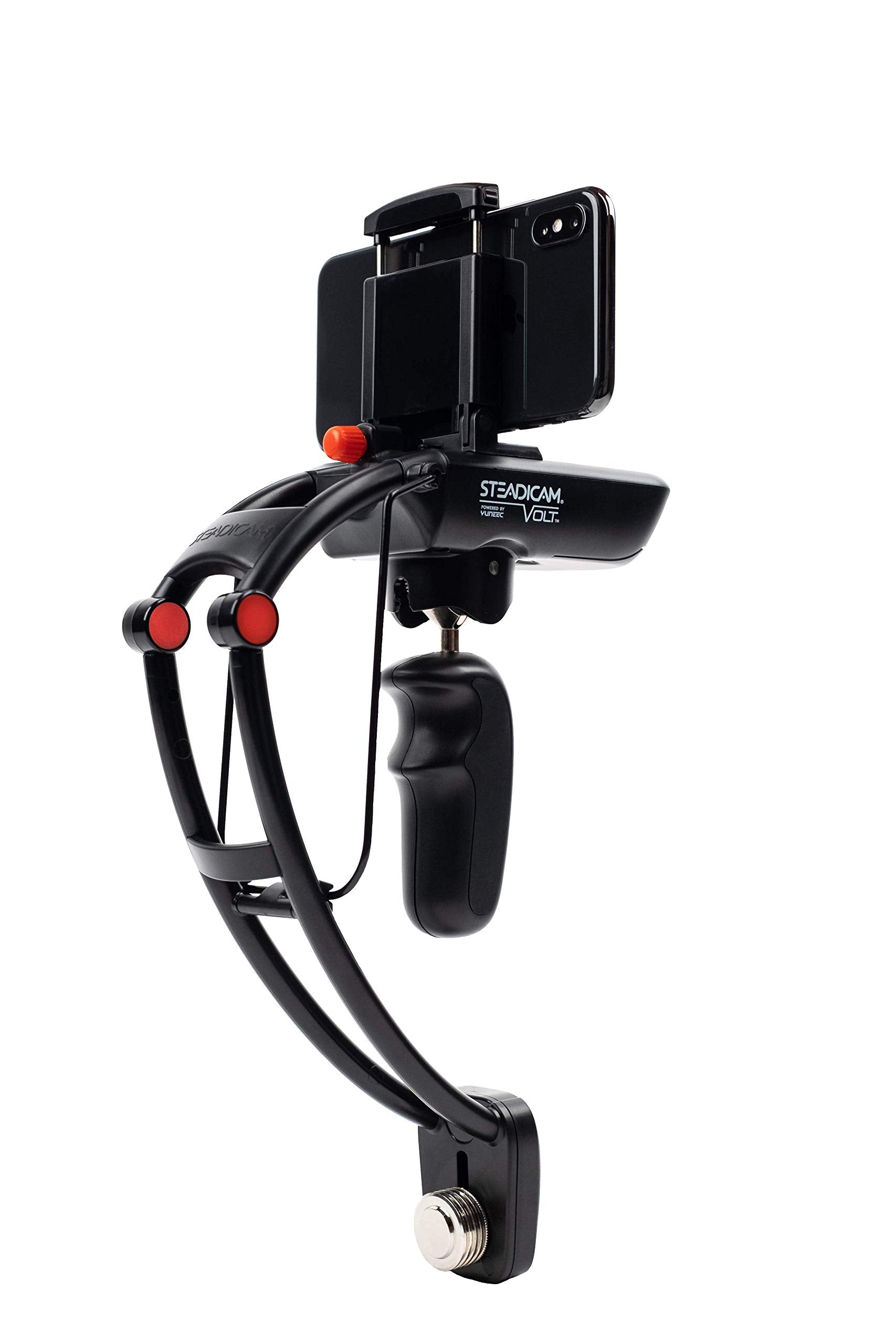 Steadicam Volt Electronic Handheld Gimbal Stabilizer For All Iphone Xs, Xs Max & Xr, All Samsung S9/S9+ & Gopro Hero, Black, Compact