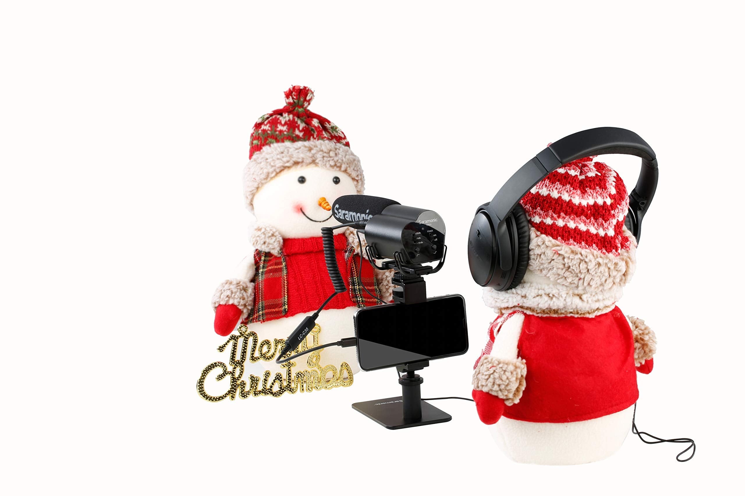 Saramonic Locking 1/8 Trs Male To Apple Lightning Output Cable For Iphone & Ipad (Lc-C35), Locking 3.5Mm