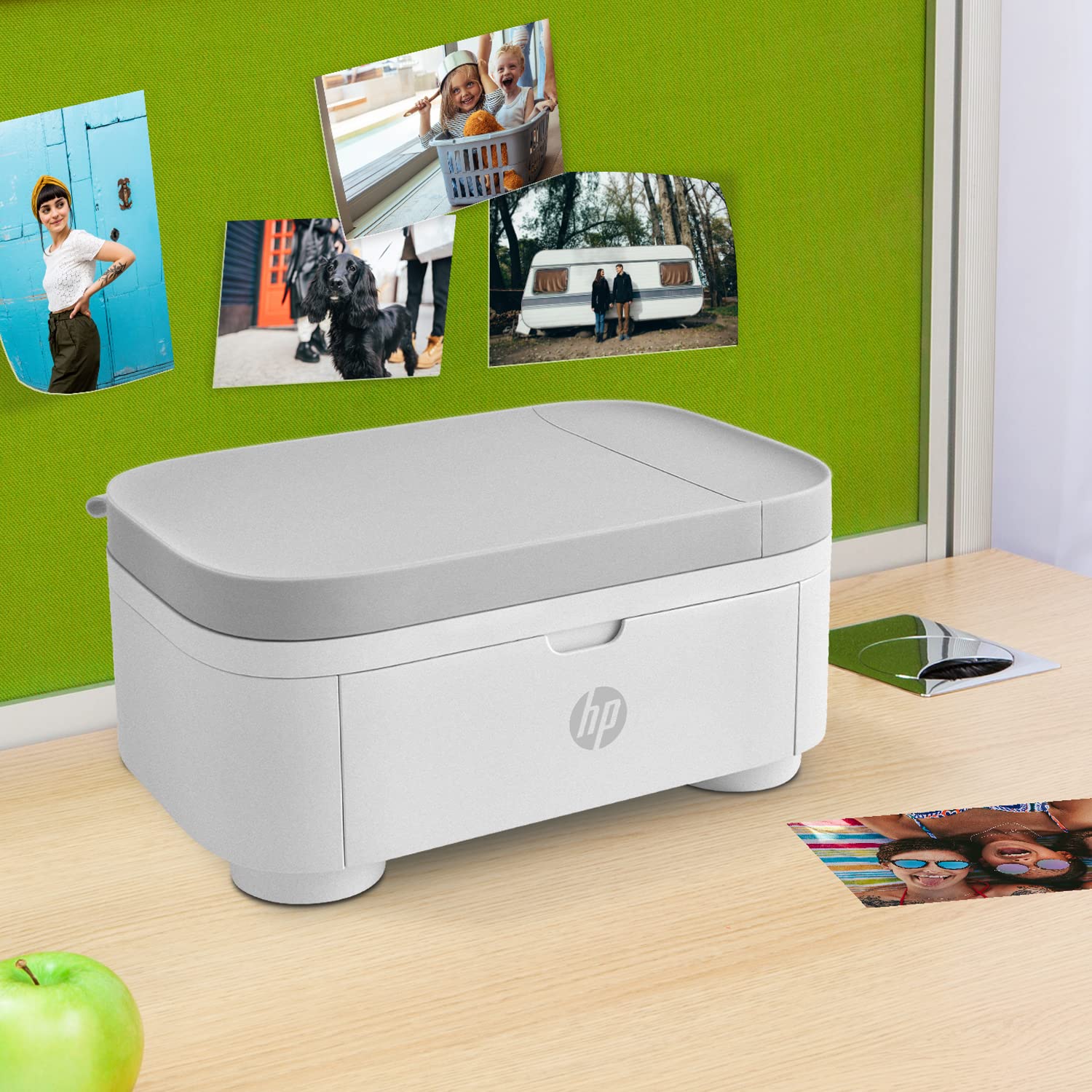 Hp Sprocket Studio Plus 4X6 Wireless Instant Photo Printer - Wi-Fi, Premium Dye Sublimation, Compact - Prints Vibrant Color Pict