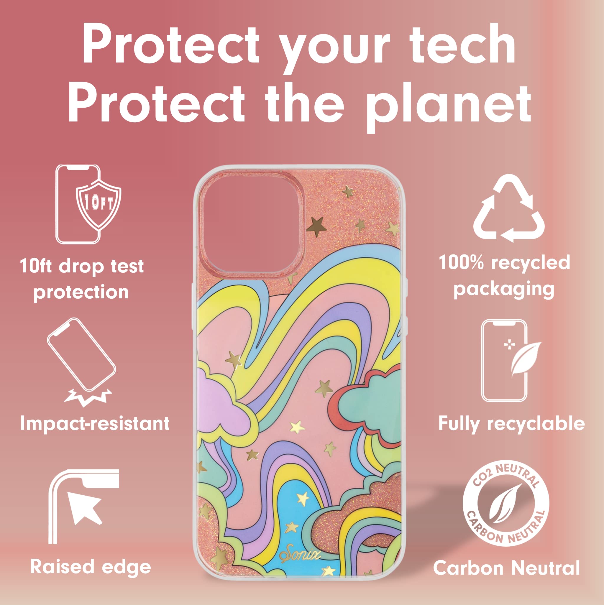 Sonix Case For Iphone 14 / Iphone 13 | Compatible With Magsafe | 10Ft Drop Tested | Illusion