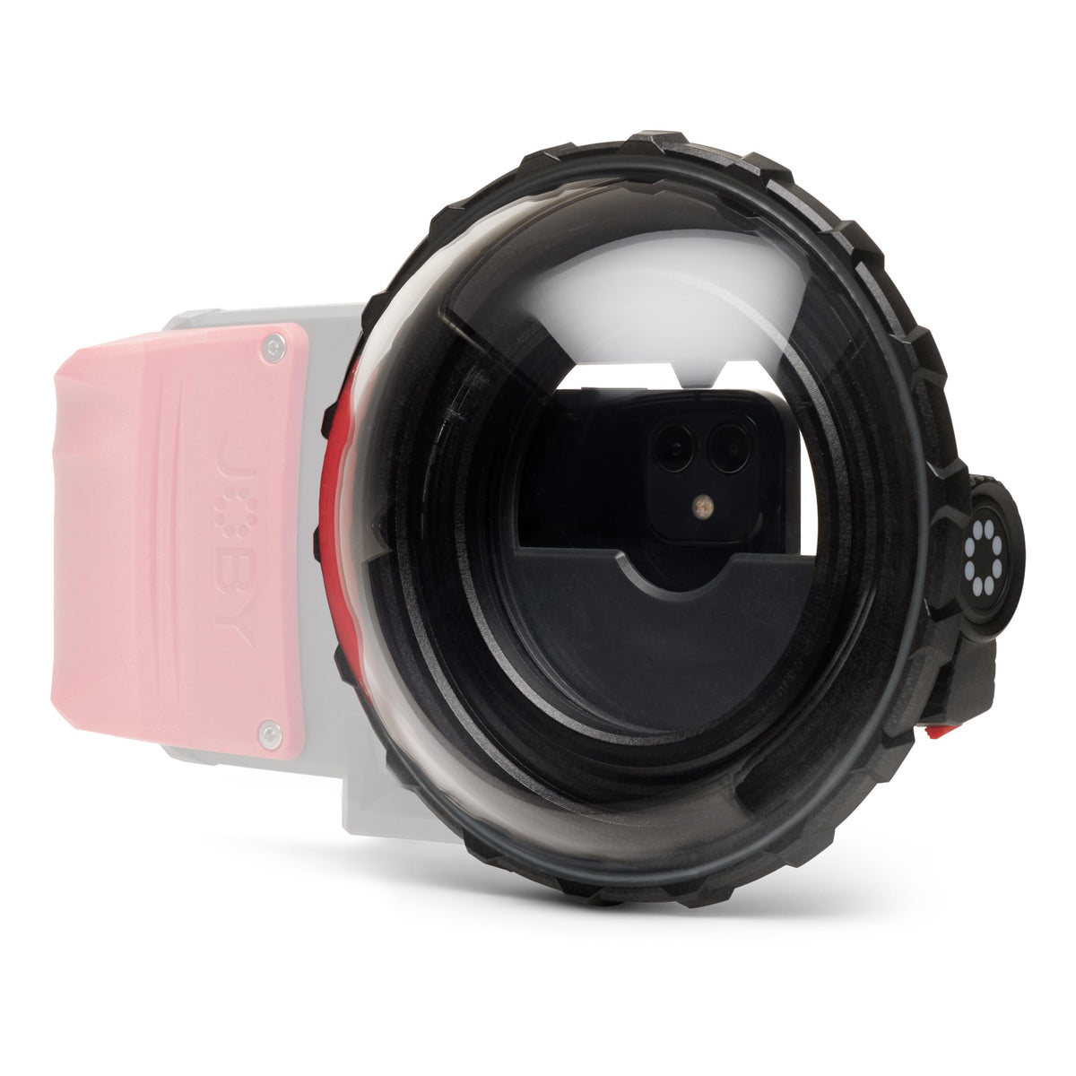 Joby Seapal 6'' Dome, For Seapal Waterproof Smartphone Case, 50/50 Above   Underwater Shooting, For Action Content Creation, Vid