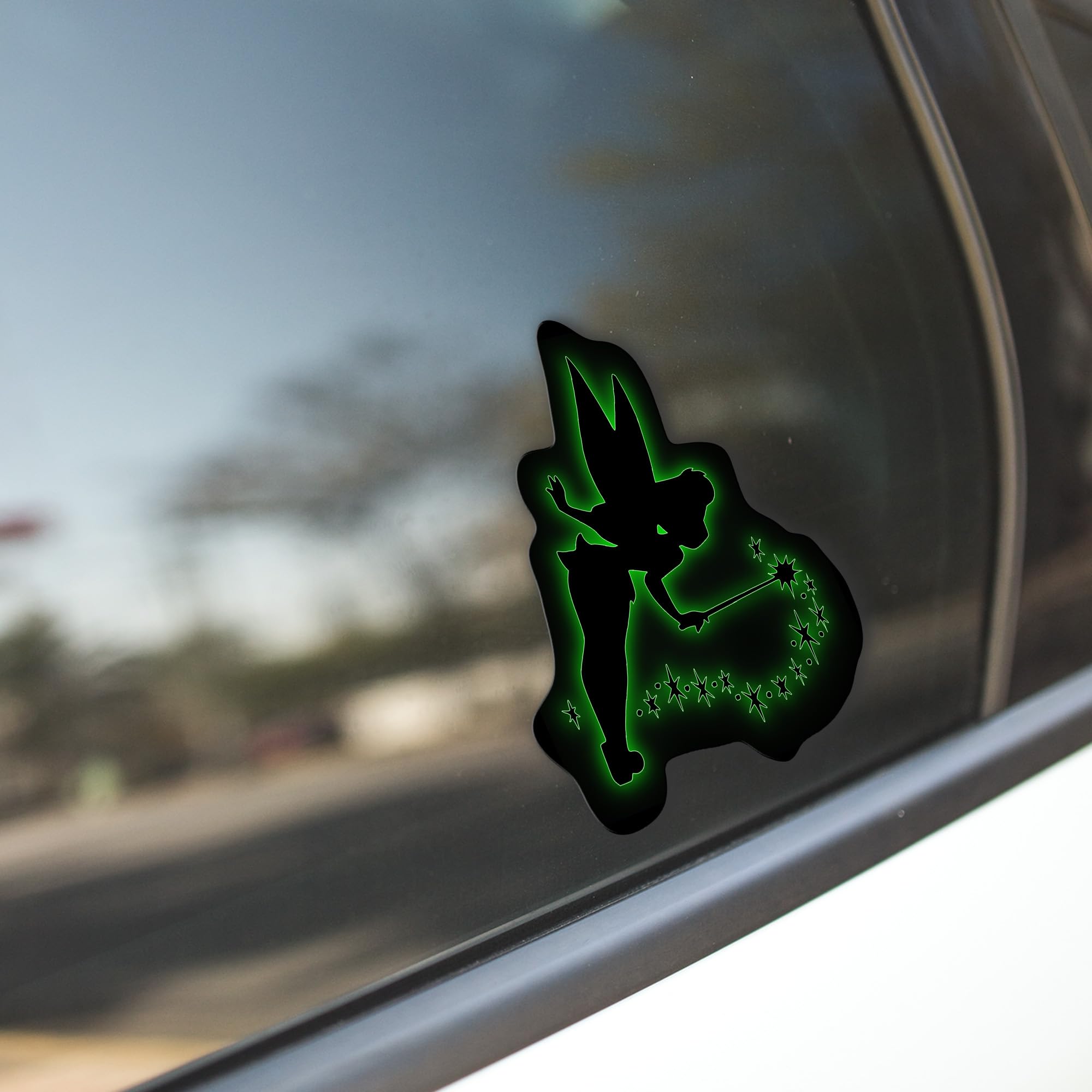 Fairy Spell Fantasy Lore Vinyl Decal Sticker   Peel & Stick Design   Cars, Trucks, Vans, Walls, Laptops, Cups   5.5 Inches Black