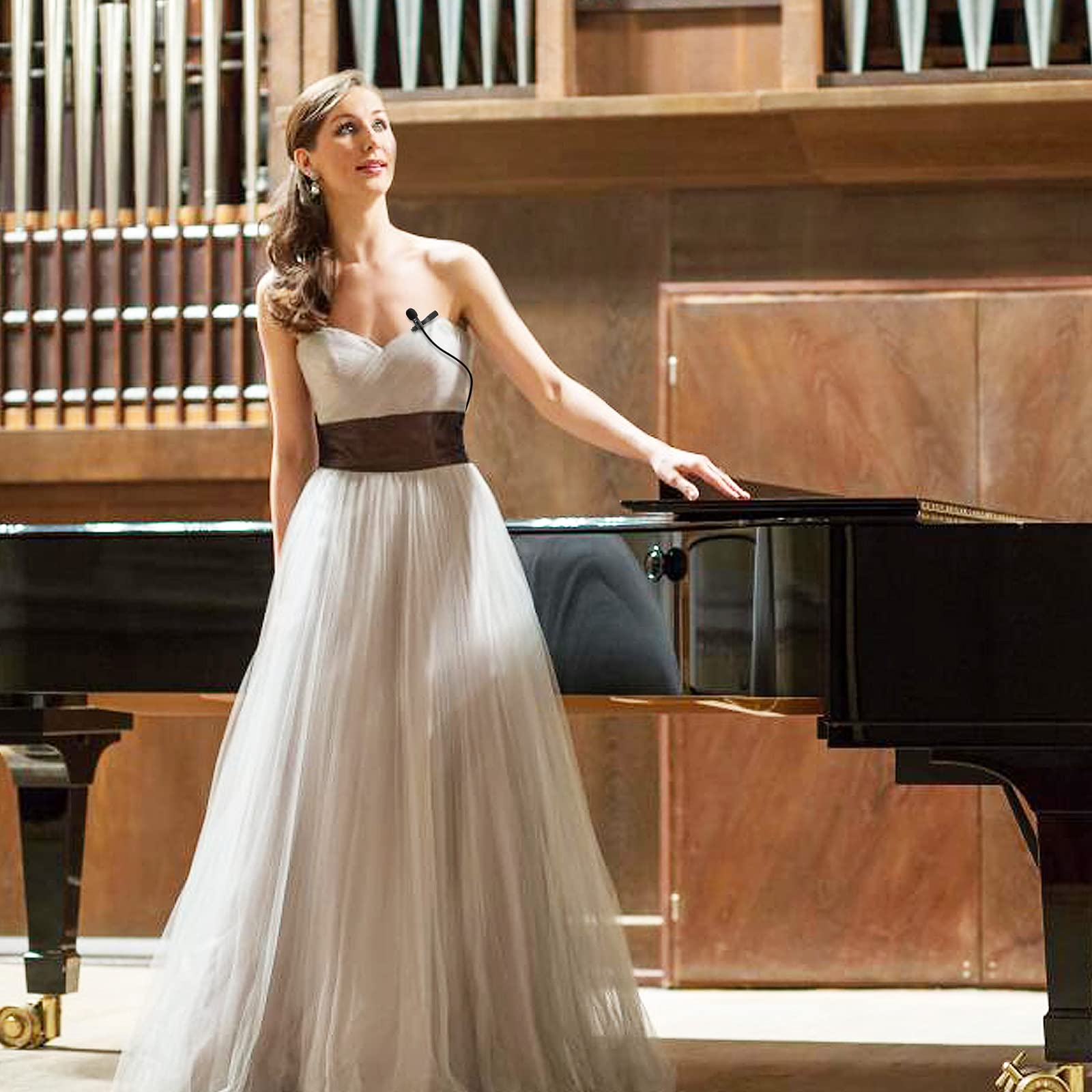 Lavalier Microphone Replacement For Rode Wireless Go 2 Ii Me Clip On Microphone System, Omnidirectional Mono Lapel Mic 3.5Mm For