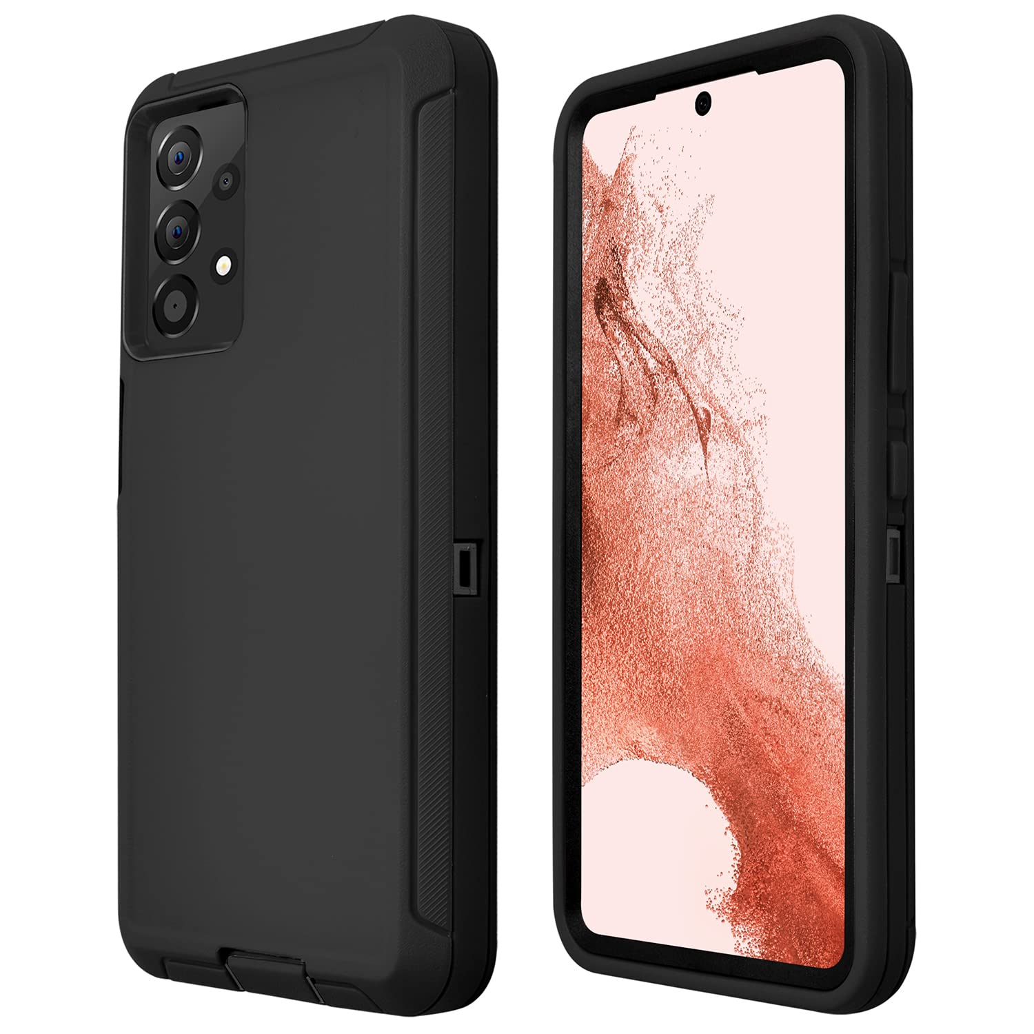 Case For Samsung Galaxy A53(2022), Heavy Duty Shockproof Dustproof Rugged Defender Protective, 3 In 1 Protective Cover For Samsu