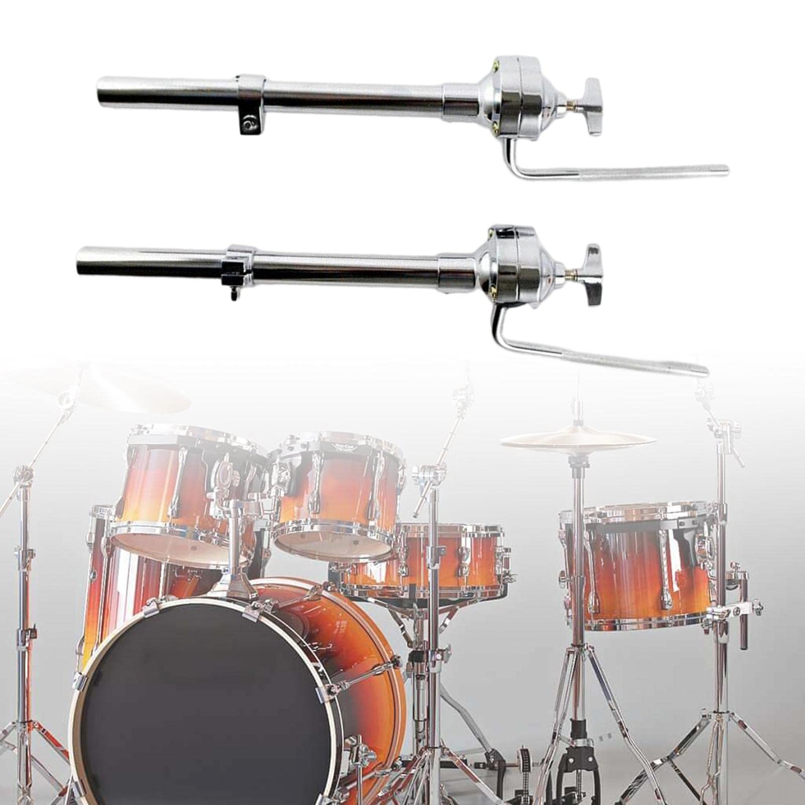 Ugplm Metal Drum Holder,Lightweight Mount Stand Display Hardware,Tom Holder Stand Mount,Cymbal Stand For Tom Drum Parts Jazz Dru