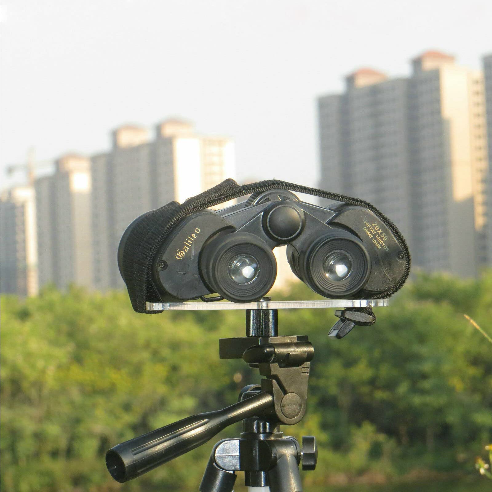 Lucausd Binoculars Tripod Adapter Bundled Acrylic Mount 1/4'' For Stable Connecting Binocular Telescope And Camera Tripod