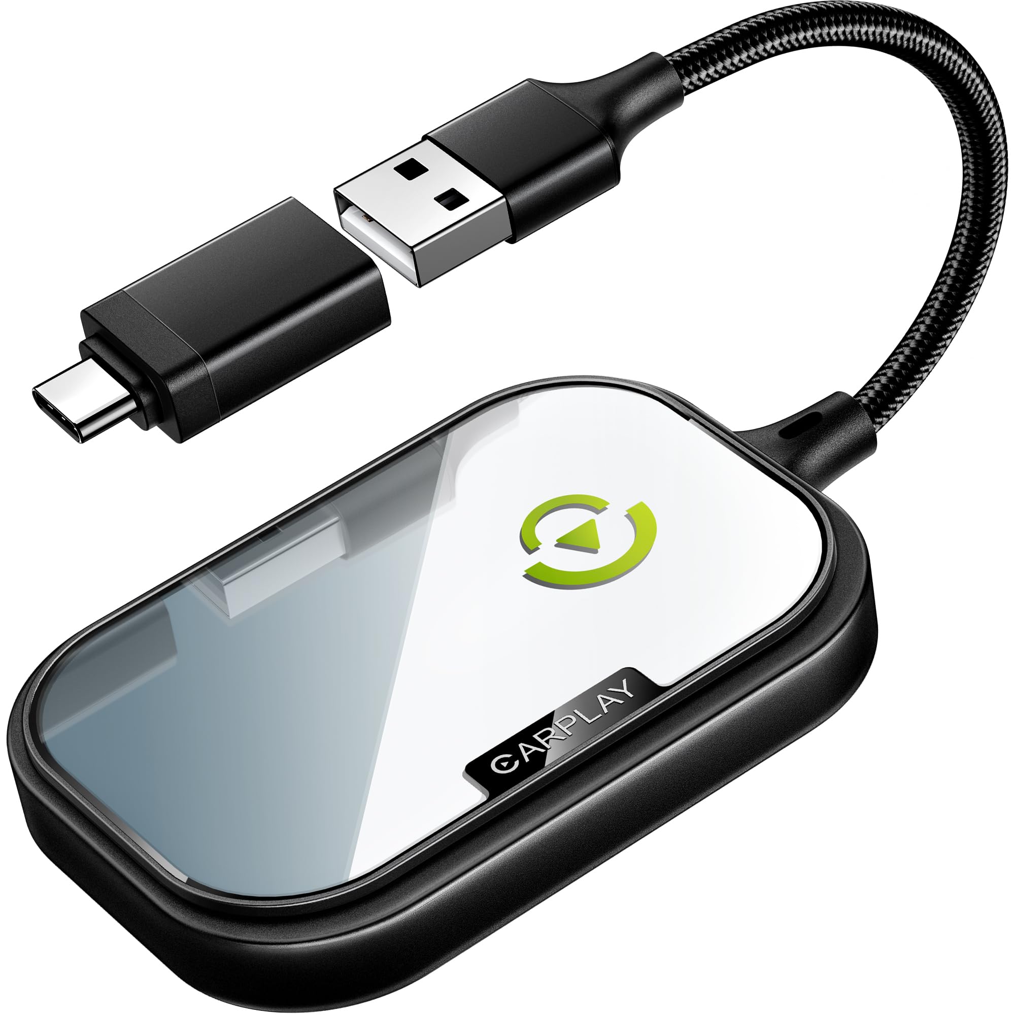 Wireless Carplay Adapter For Apple Iphone, Converts Factory Wired Carplay To Wireless Carplay 2024 Upgrade Plug & Play Auto Conn