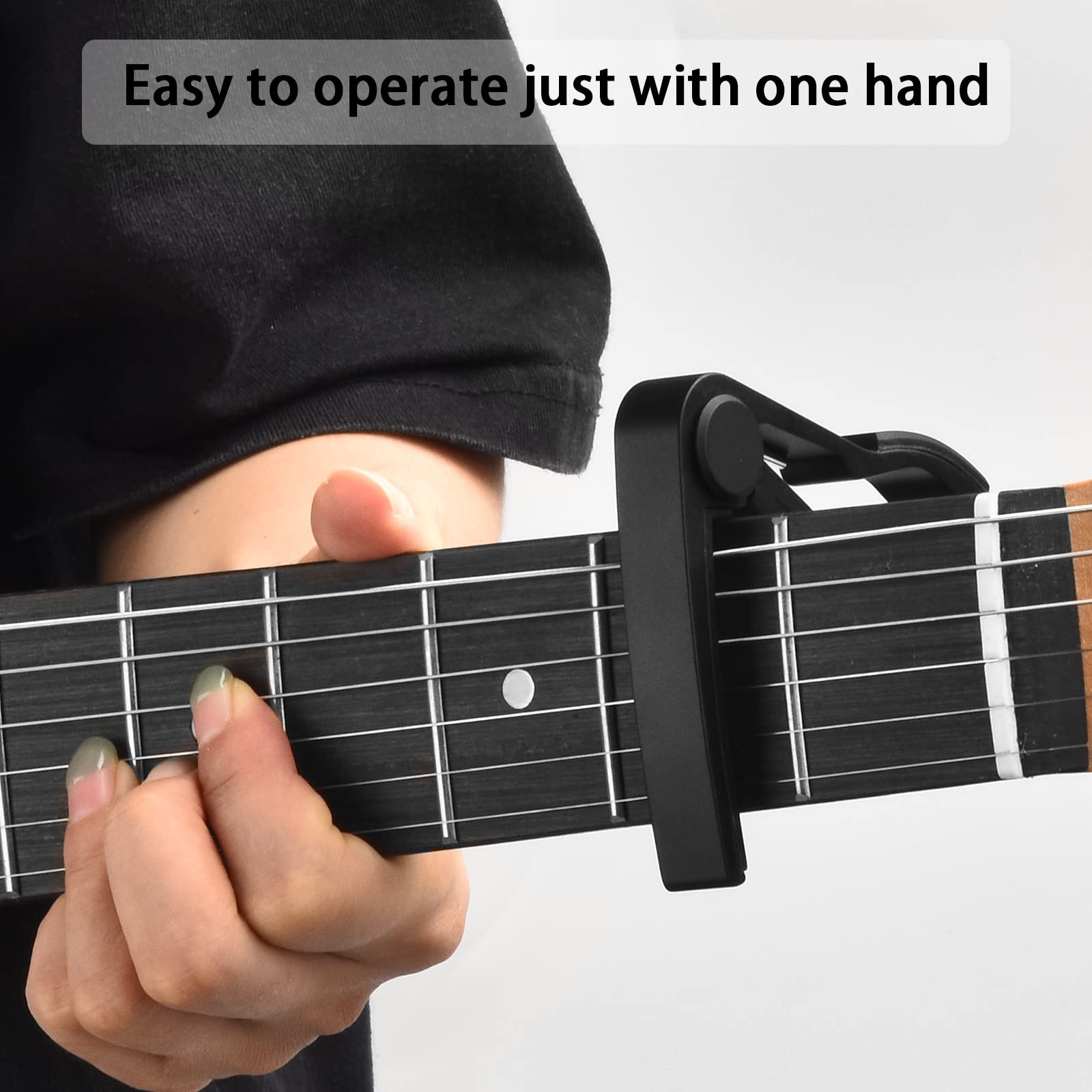 Guitar Capo, Capo For Acoustic Guitar, 2 Pack Guitar Capo For Electric Guitars, Bass, Buzzing Free, Quick Release, Easy To Use,