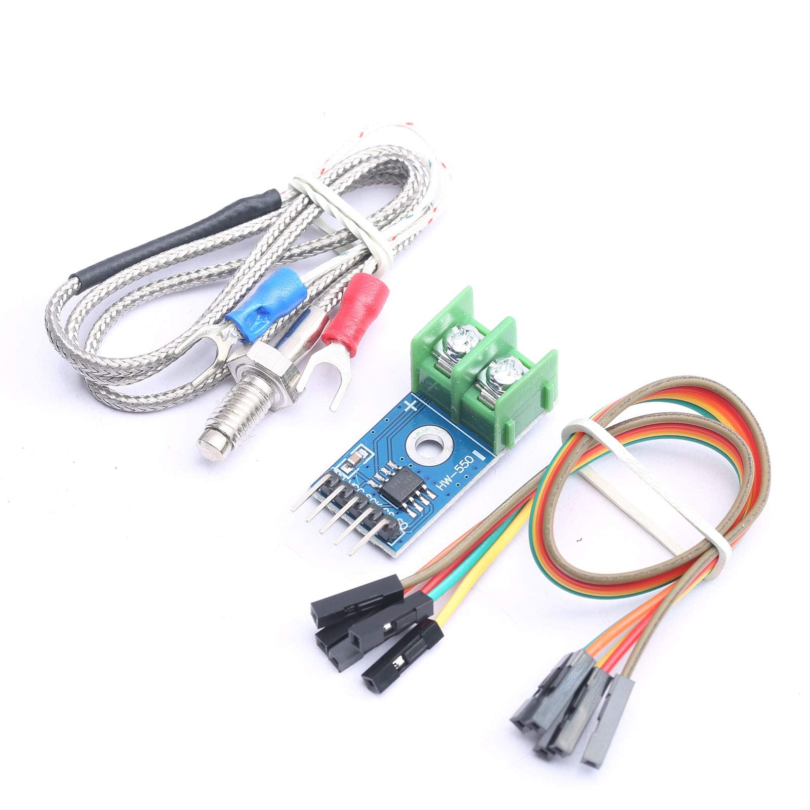 Devmo Dc 5V Max6675 Module + K Type Thermocouple Temperature Sensor M6 Compatible With Ar Duino Raspberry Pi