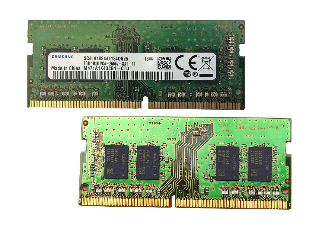 Samsung 229896 8G M471A1K43Cb1 Ctd Ddr4 2666Mhz Sodimm Bulk Pack