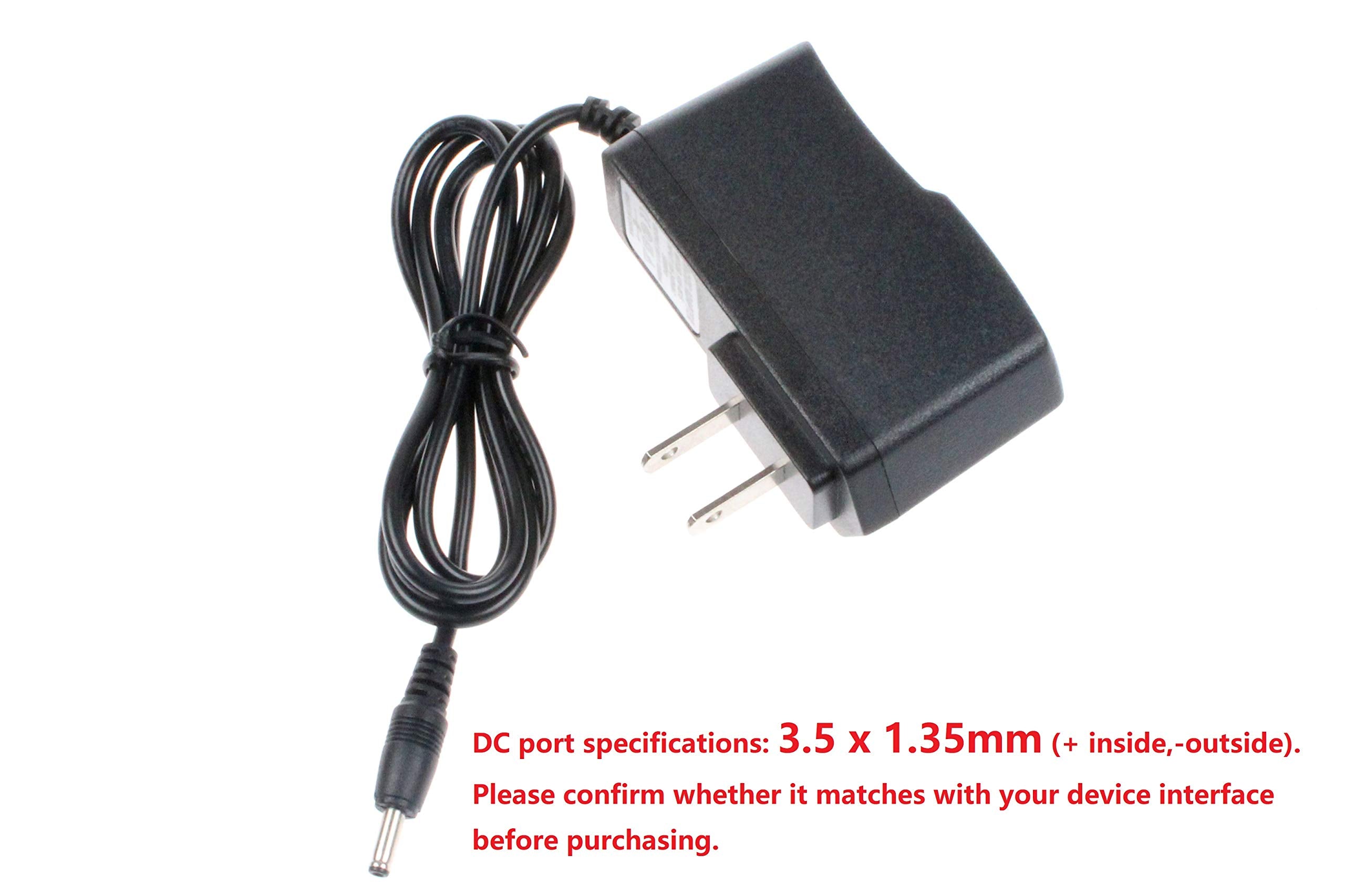 Noyito Ac To Dc 4.5V 1A 1000Ma Adapter Converter Ac120V 100-240V To 4.5V Power Supply Dc Interface 3.5 X1.35Mm Wire Length 4.9 F