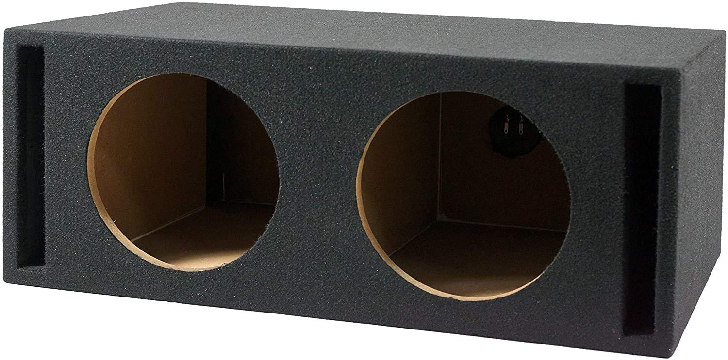 Absolute Usa Vegd15 Dual 15 Inch Slot Ported Subwoofer Enclosure, 3/4 Inch Mdf