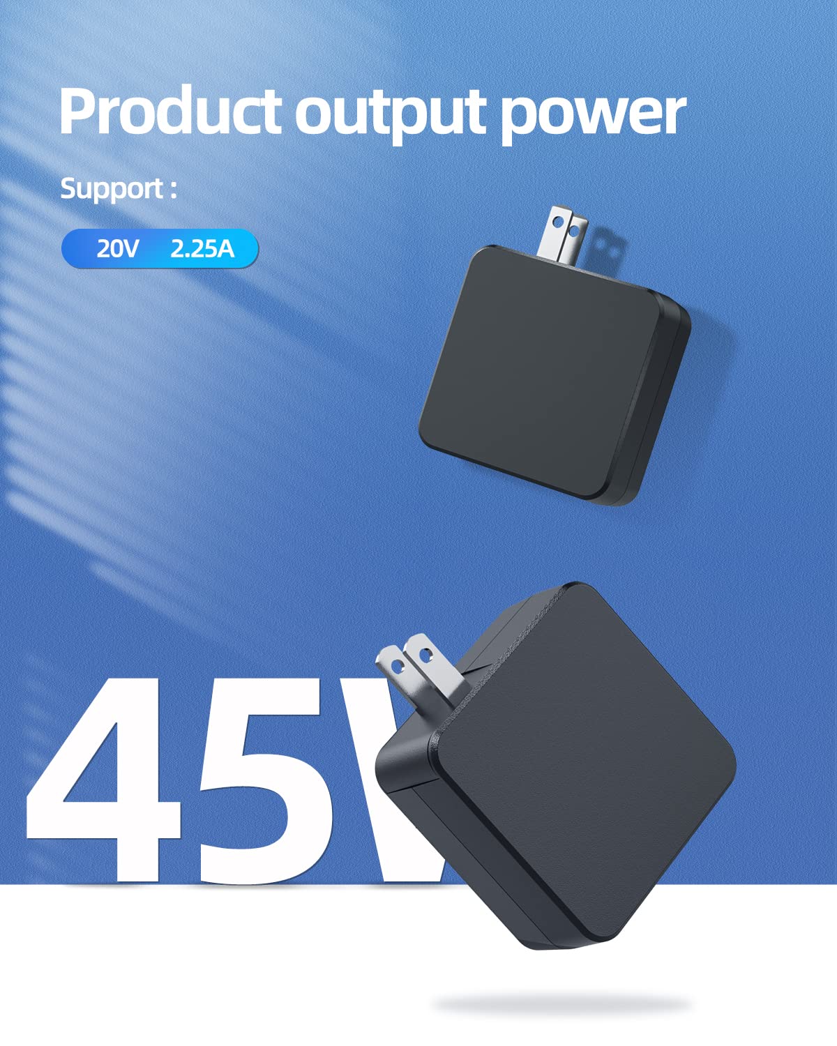 45W Ac Charger Fit For Lenovo Ideapad 130 120 110 130S 120S 110S Laptop   (Ul Safety Certified Products)