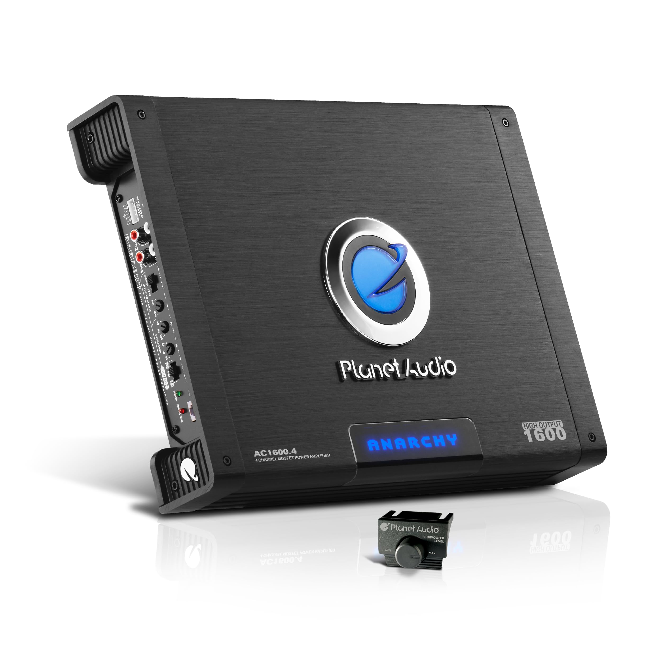 Planet Audio AC1600.4 Anarchy Series 4 Channel Class A/B Car Amplifier 1600 Watt Black