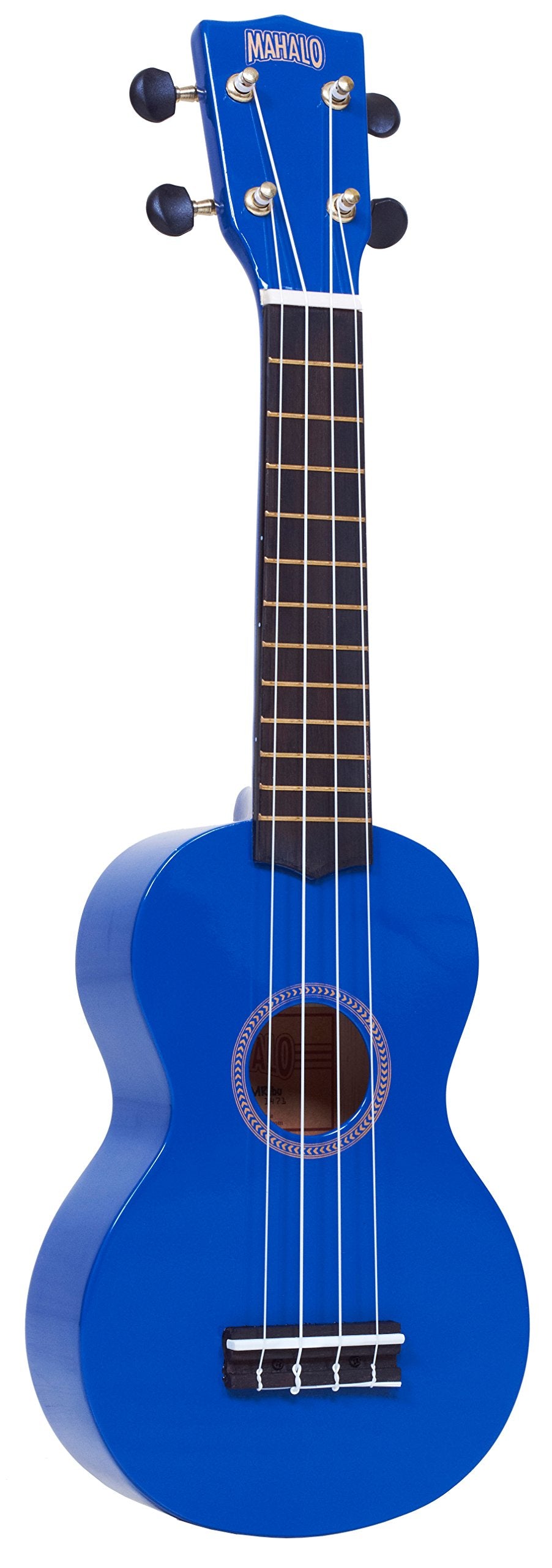 Mahalo Ukuleles MR1BU Rainbow Series Soprano Ukulele,Blue