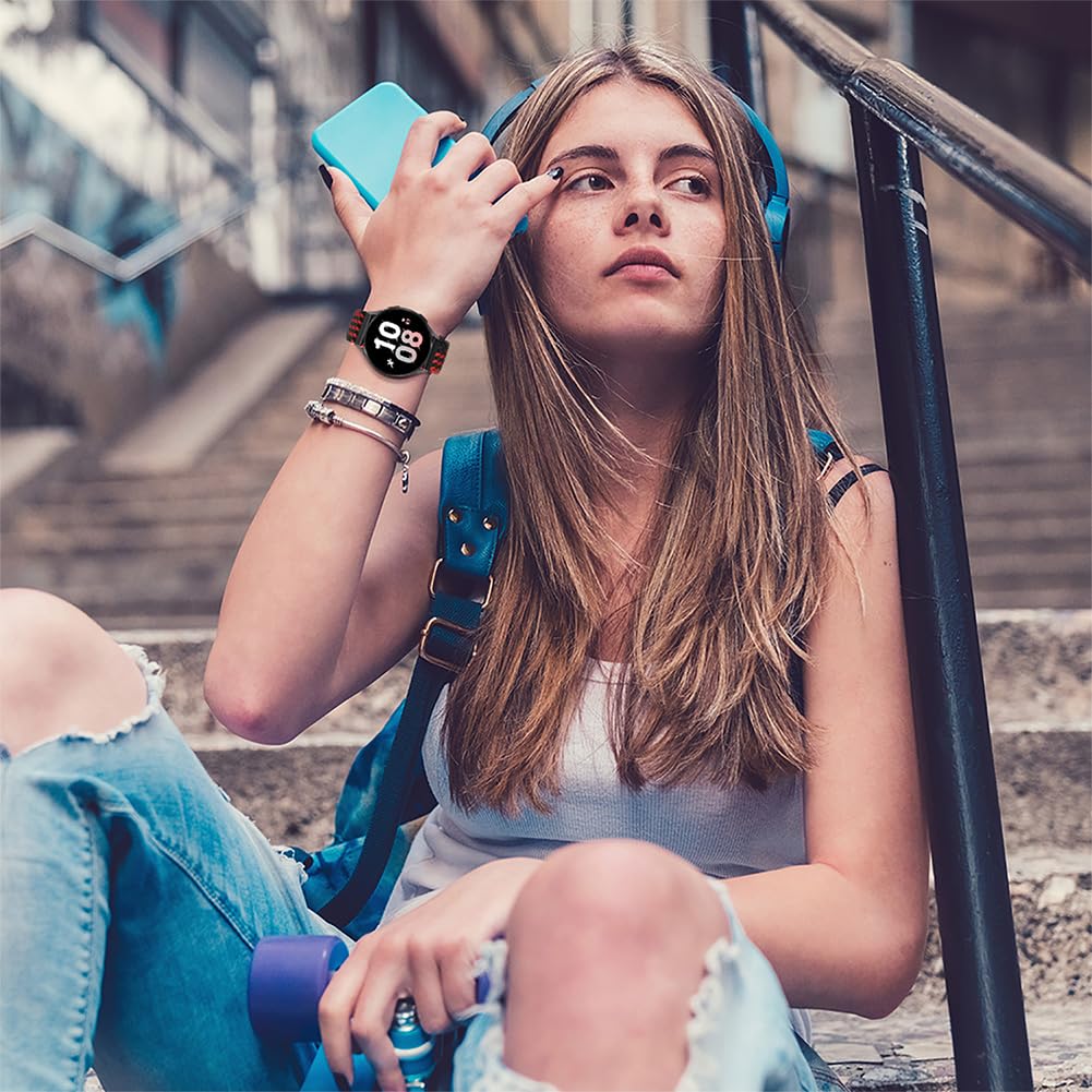 20Mm Sport Loop Band Compatible With Samsung Galaxy Watch 7 6 5 4 Band 40Mm 44Mm/Watch 5 Pro 45Mm/Galaxy Watch 4 6 Classic Band