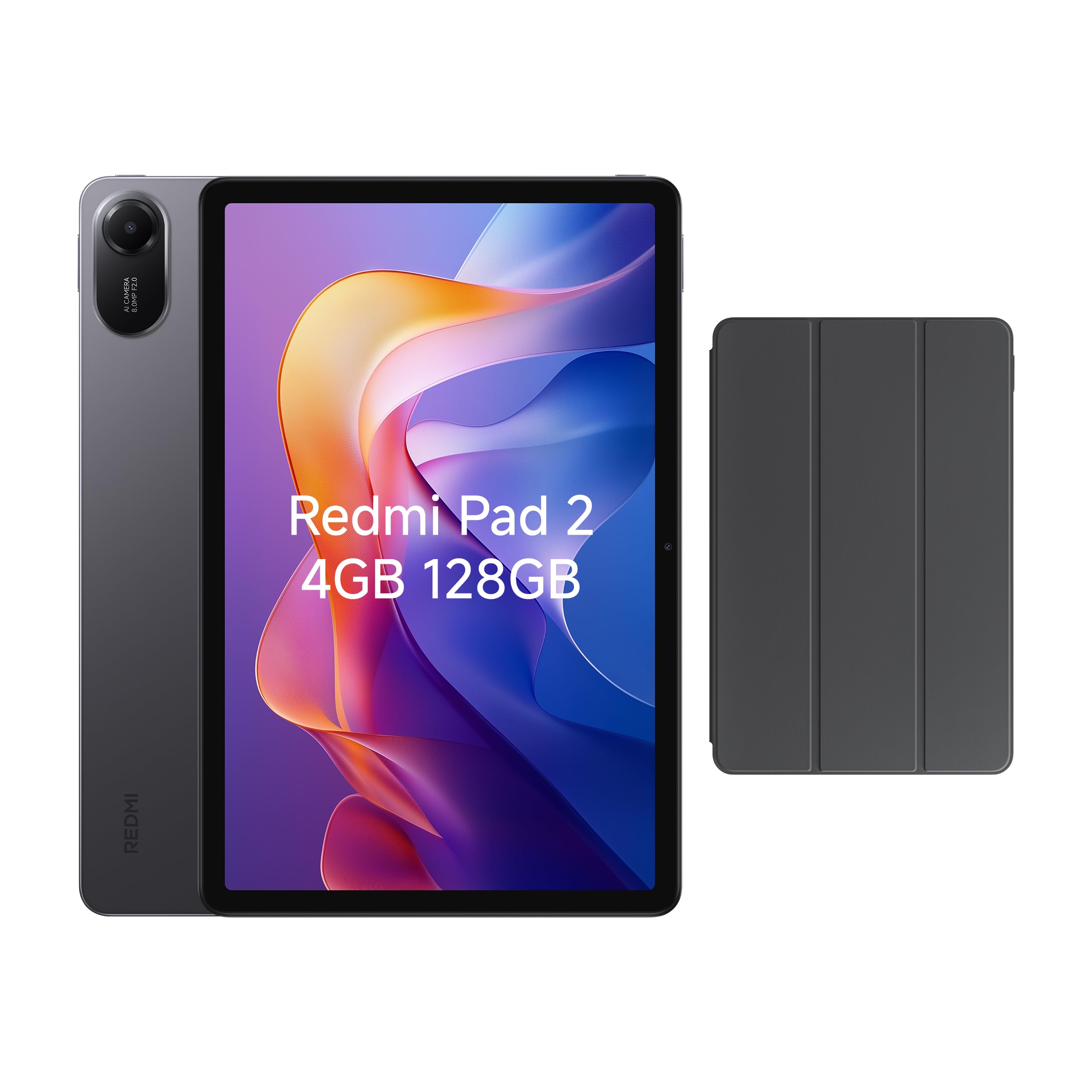 XIAOMI Redmi Pad 2 Only WiFi + Case (No Calls or Text) 11 2.5K Octa Core 4 Speakers Global ROM 9000mAh Bluetooth 5.3 8MP Model 2