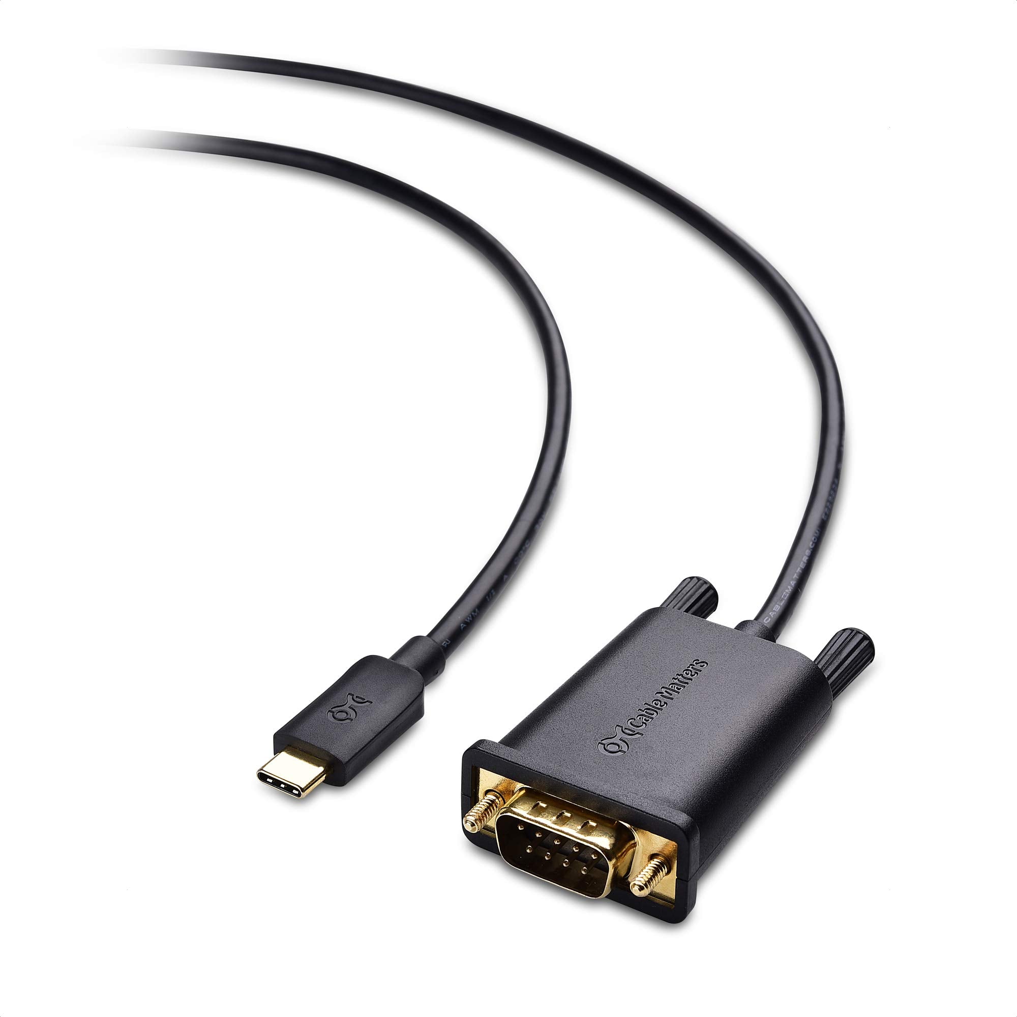 Cable Matters USB C to Serial Adapter Cable   3ft, USBC to DB9, USB C to RS232 Cable, Compatible with Thunderbolt 5/4, Supports Windows 11/10/8/7/Vista/XP, macOS 11.0 or Later