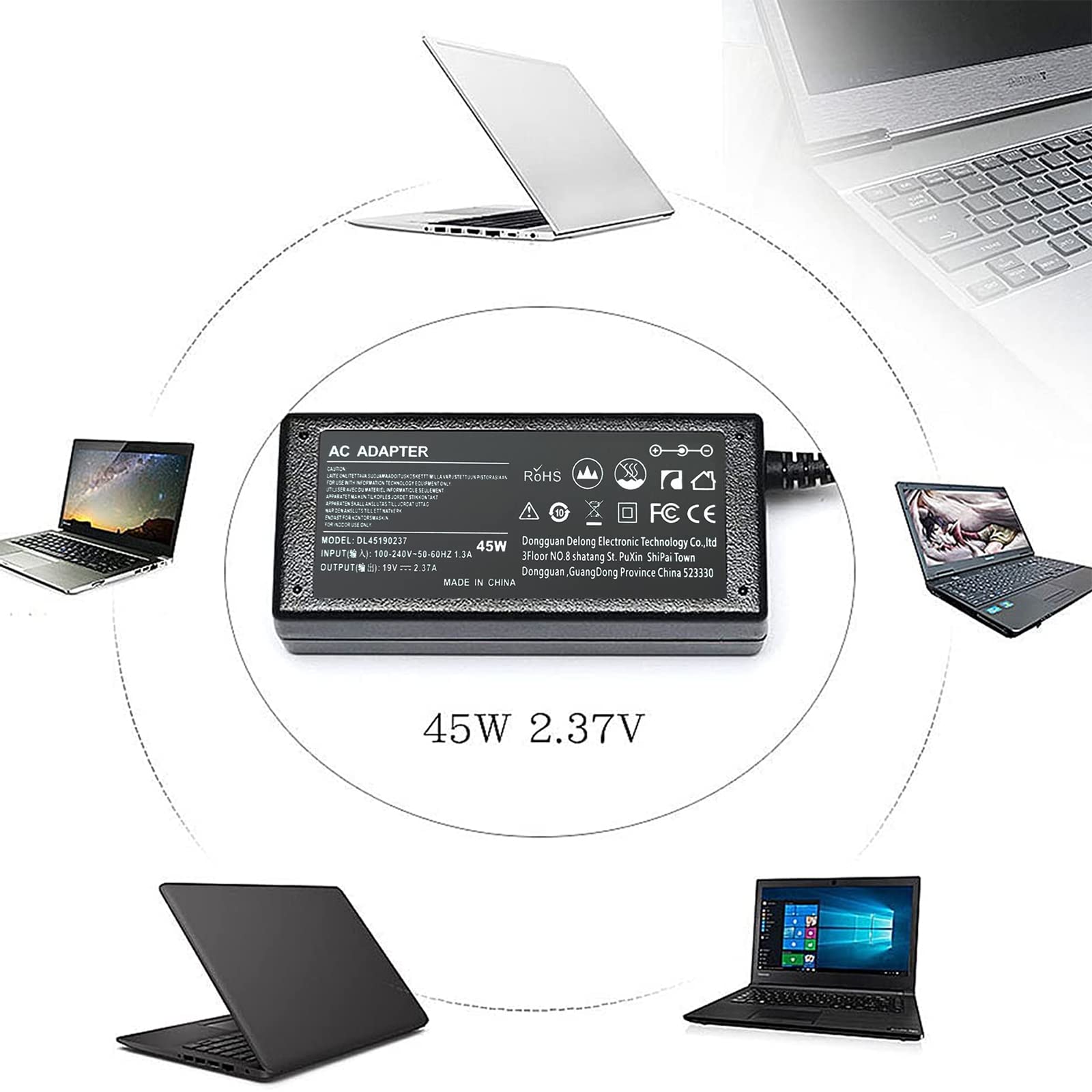 Laptop Charger For Acer Aspire 5 A515 55 A515 46 A515 56 A515 54 A517 52 A515 55 A515 56 A517 52: A515 56 32Dk A515 46 R3Ub A515