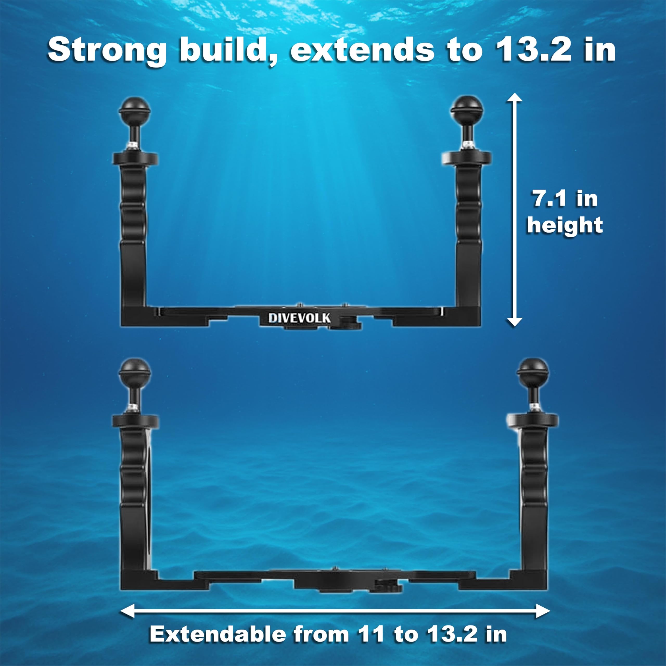Divevolk Dual Handle Tray For Seatouch 4 Max Housing
