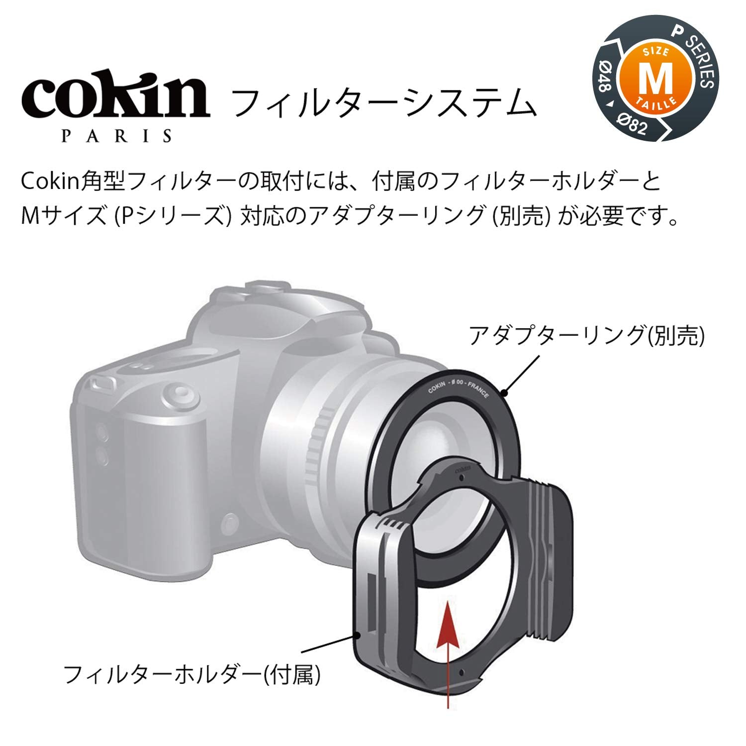 Cokin Square Filter Infrared Creative Kit   Includes M (P) Series Filter Holder, Infrared 720 89B (P007)