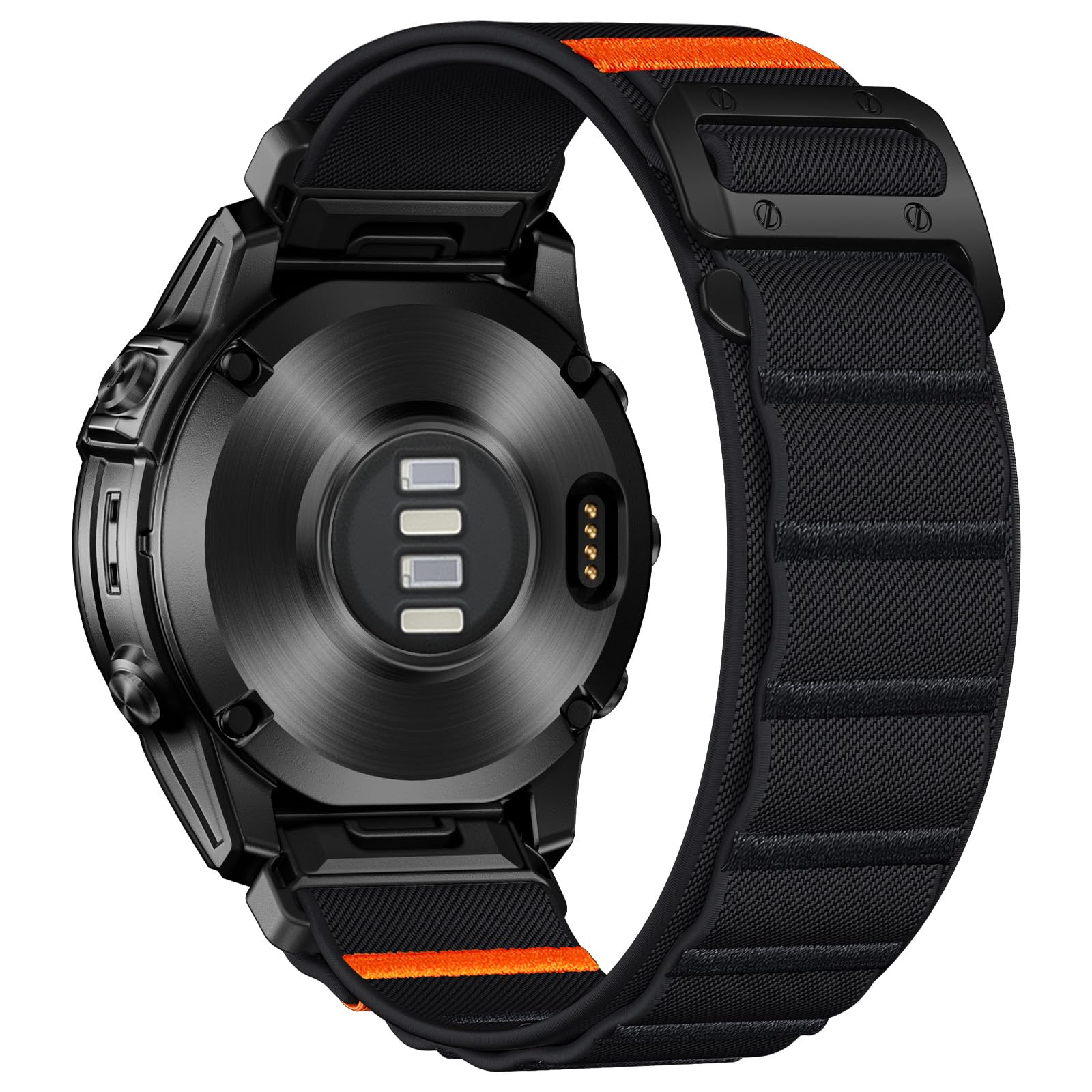 Bandletic Compatible with Garmin Fenix 5x Watch Band - 26mm Quick Fit Soft Sport Bands with G-Hook for Fenix 8 51mm/7X 6X Pro/5X