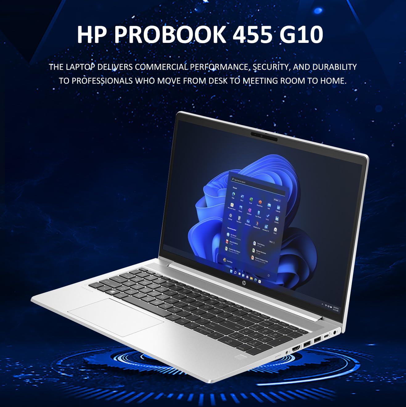 Hp Probook 455 G10 Business Laptop (15.6'' Fhd Display, Amd Ryzen 7 7730U, 16Gb Ram, 512Gb Ssd, (Beat I7 1255U)) Backlit, Finger