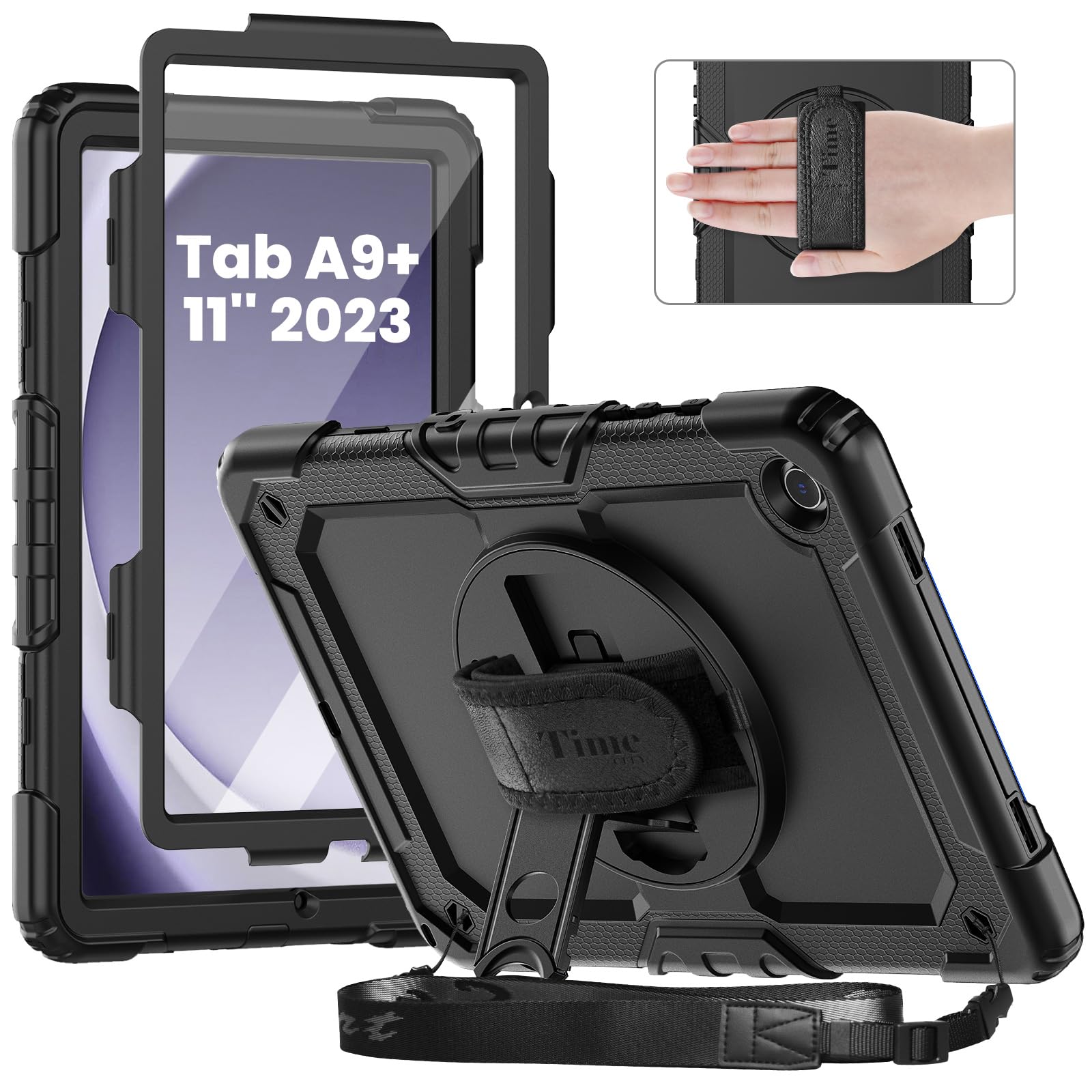 Timecity Case For Samsung Galaxy Tab A9+/ A9 Plus Case 11 Inch (Sm X210/X216/X218), Full Body Protective Case With Screen Protec