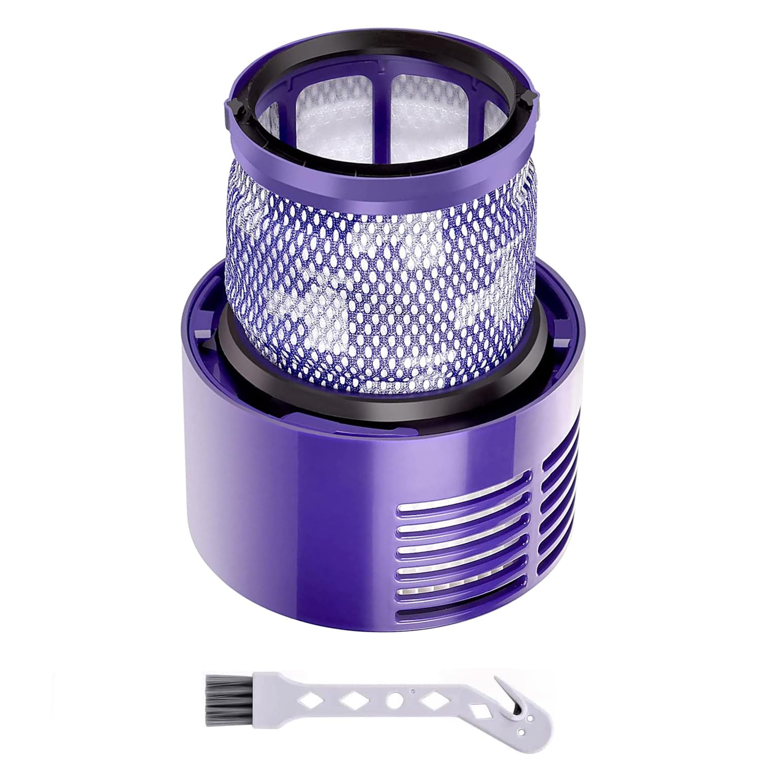 Replacement V10 Filters For Dyson V10 Cyclone Series, V10 Absolute, V10 Animal, V10 Total Clean, Sv12,Part No. 969082 01, Purple