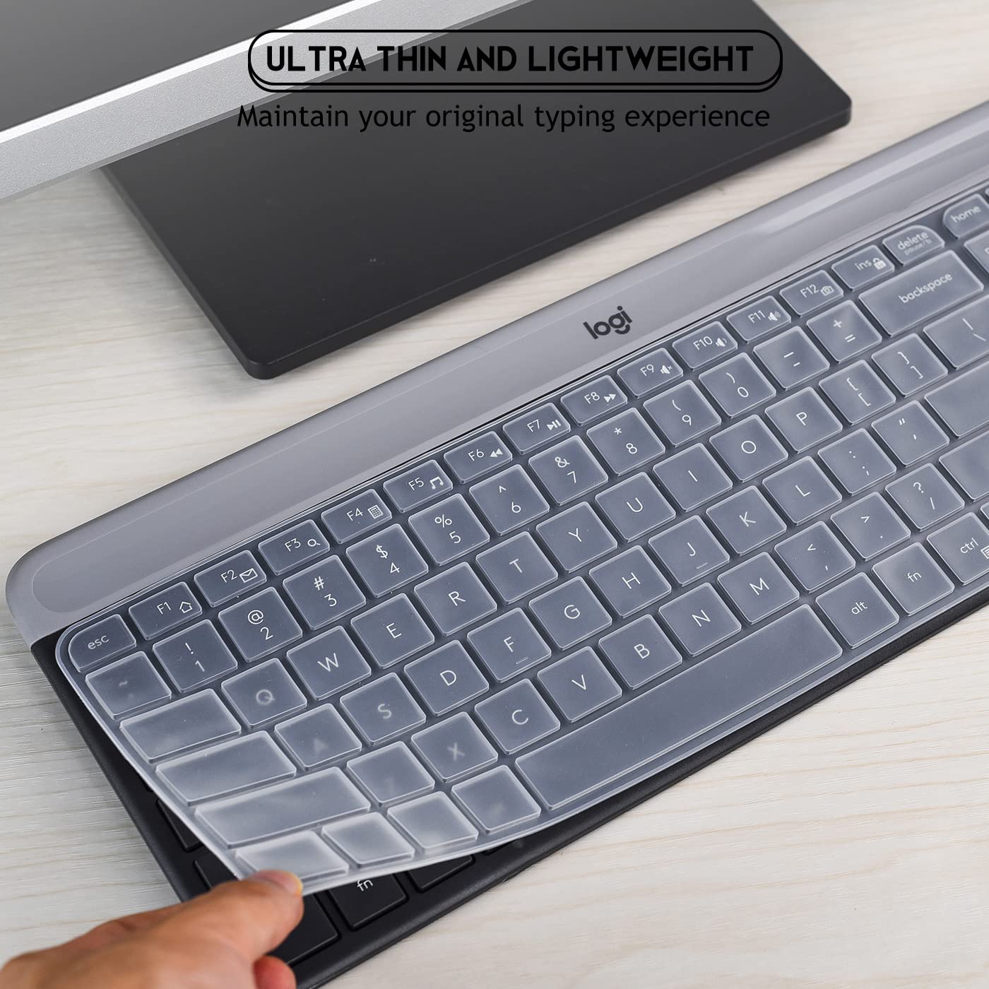 Keyboard Cover for Logitech MK470, K580, K585 Slim Wireless Keyboards - Thumbnail 4