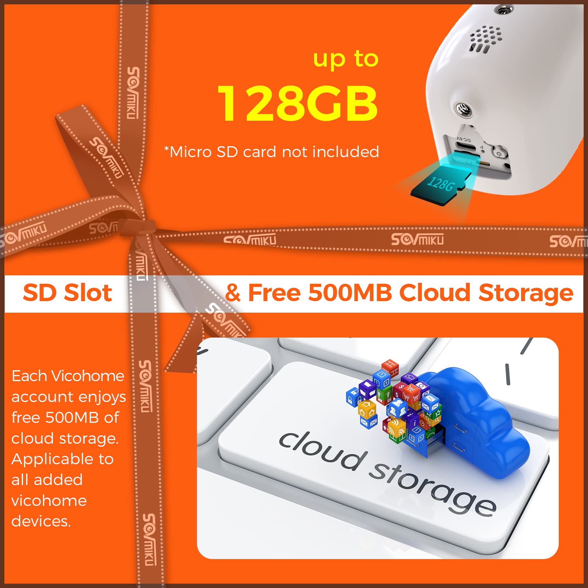 Sovmiku 3Cg6 2K Solar Security Camera Wireless Outdoor, Pir Motion Detection, Battery Powered, Easy To Setup,Two Way Audio,Audib