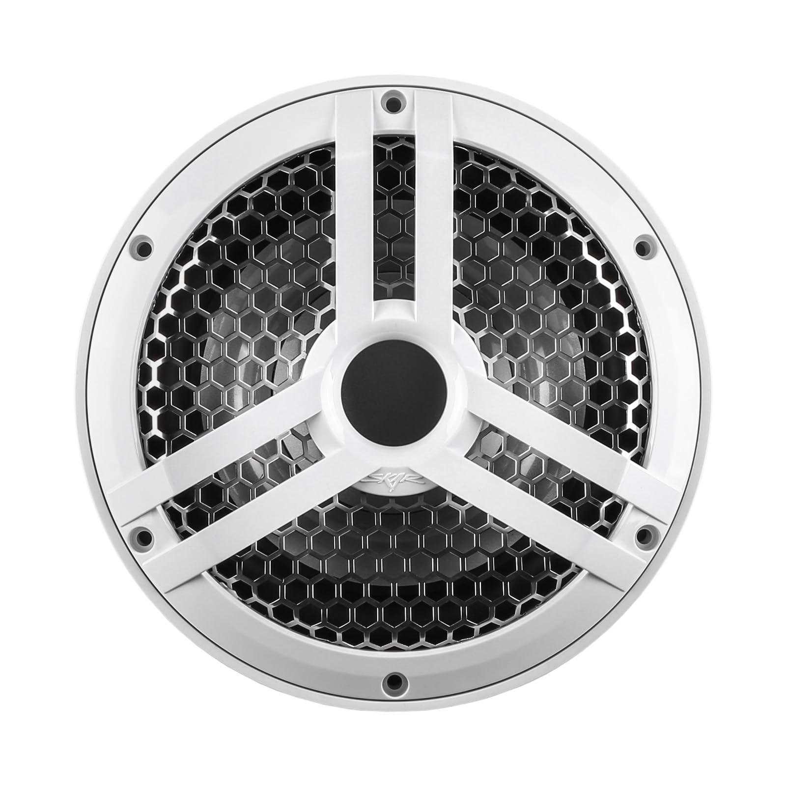 Skar Audio Skm8Wd2 8 500W Max Power Dual 2 Ohm Marine Subwoofer (White)