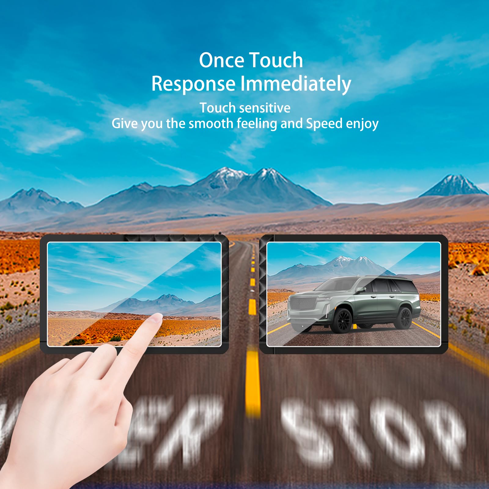 Xxciwp 2024 Tahoe Escalade Screen Protector For 2021 2024 Cadillac Escalade Chevy Tahoe Suburban & Gmc Yukon Dual 12.6Inch Rear
