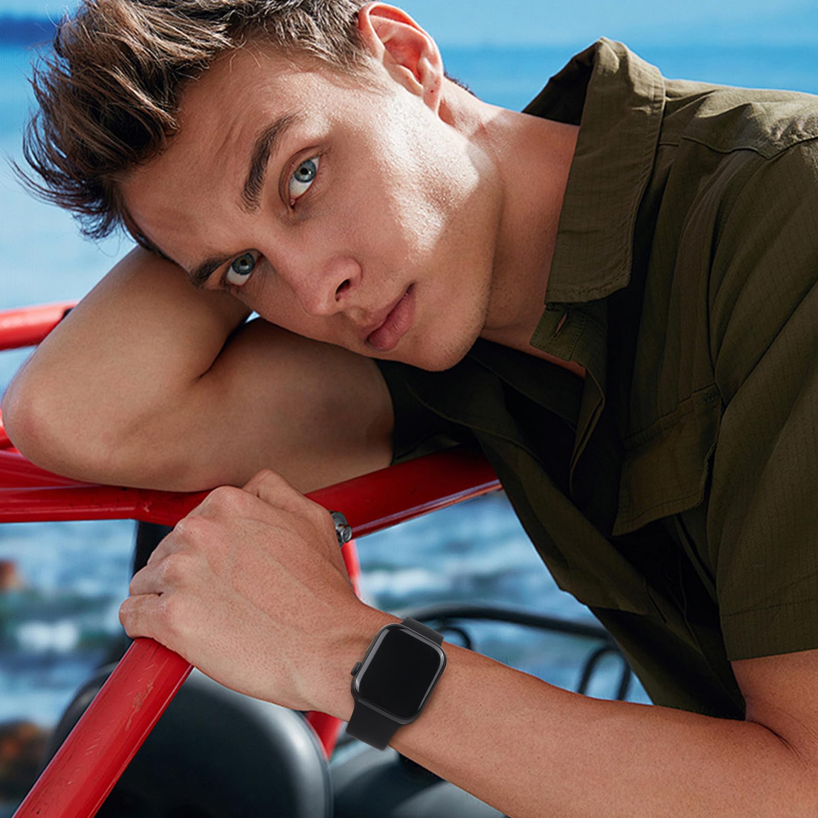 Compatible With Apple Watch Bands For Men 44Mm 45Mm 46Mm 49Mm 40Mm 41Mm Women, Iwatch Bands For Men, Apple Watch Ultra 2 Band, S