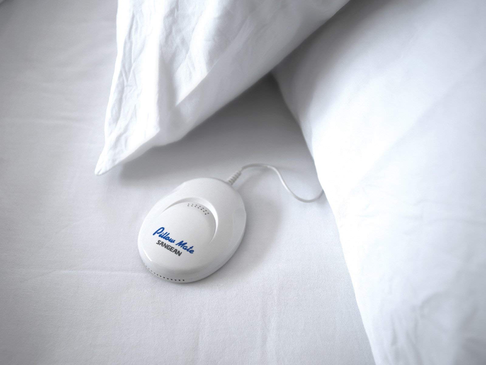 Sangean America, Inc. PS-100 Pillow 3.5mm Aux Portable Speaker, White, One Size