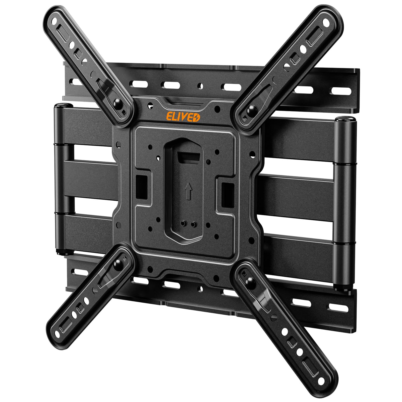 Elived Ultra Slim Tv Wall Mount For Most 26 60 Inch Tvs, Low Profile Wall Mount Tv Bracket, Full Moiton Tv Mount Swivel And Tilt