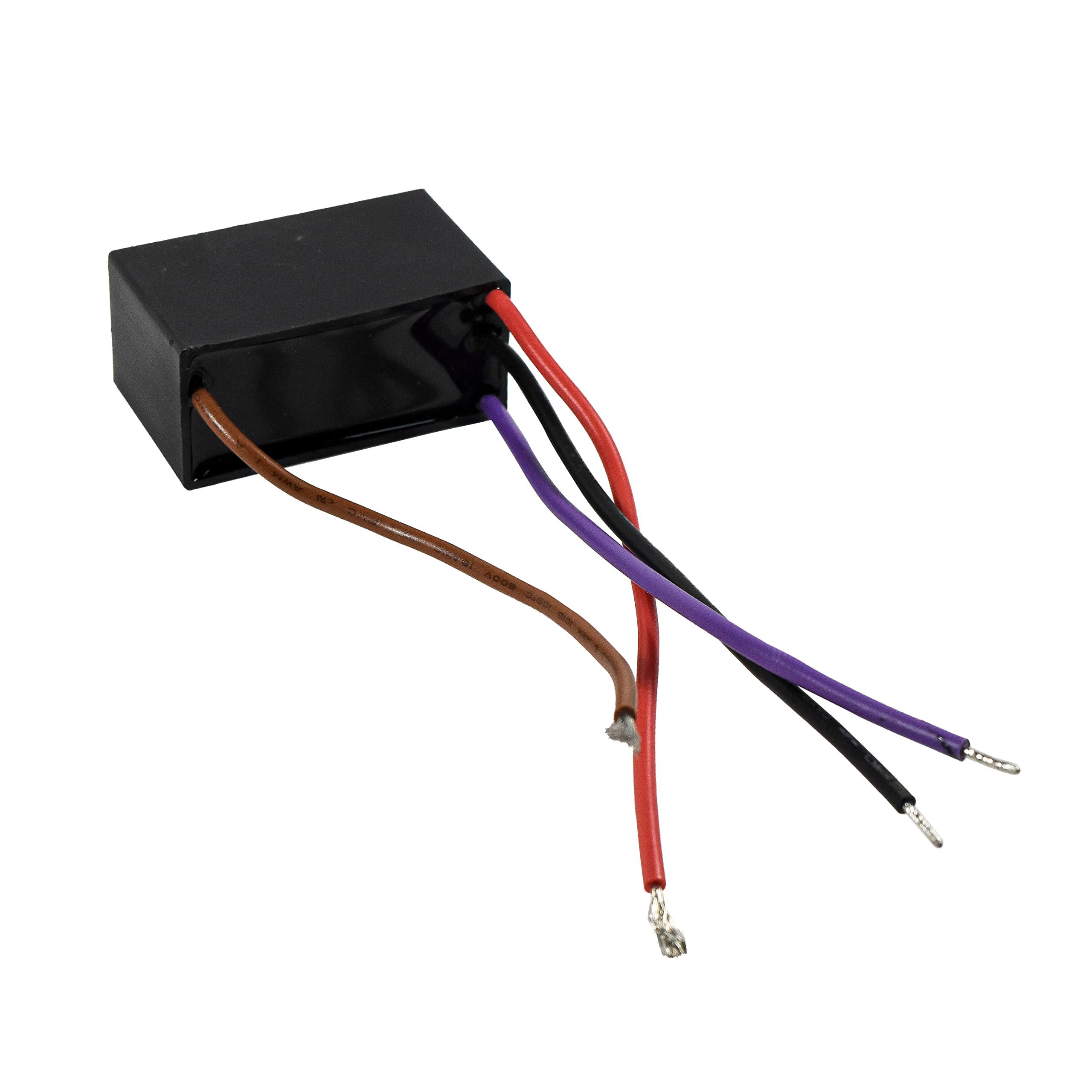 Hqrp 2 Pack Ceiling Fan Capacitor Cbb61 4.5Uf+4.5Uf+6.6Uf 4 Wire