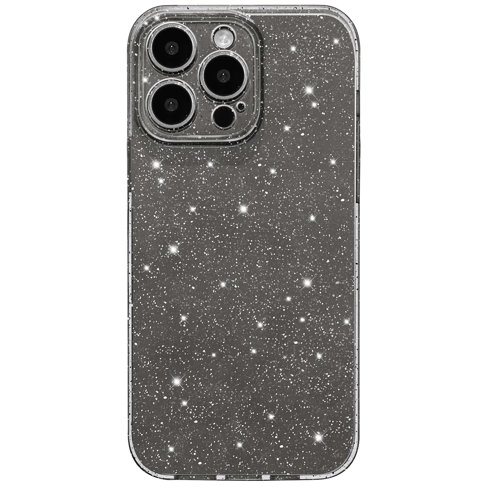 Hython Case for iPhone 13 Pro Case Glitter Cute Sparkly Shiny Bling Sparkle Phone Cases 6.1, Thin Slim Fit Soft TPU Bumper Shock