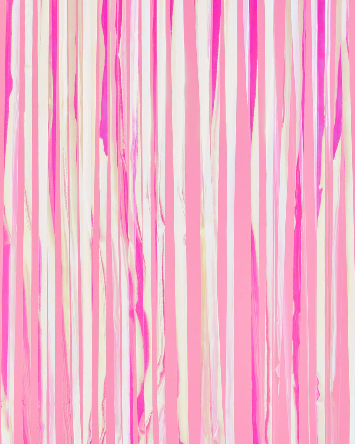 Xo, Fetti Decorations Iridescent Fringe Foil Curtain   Set Of 2 | Bachelorette Party Bridal Shower Backdrop, Wedding, Birthday P