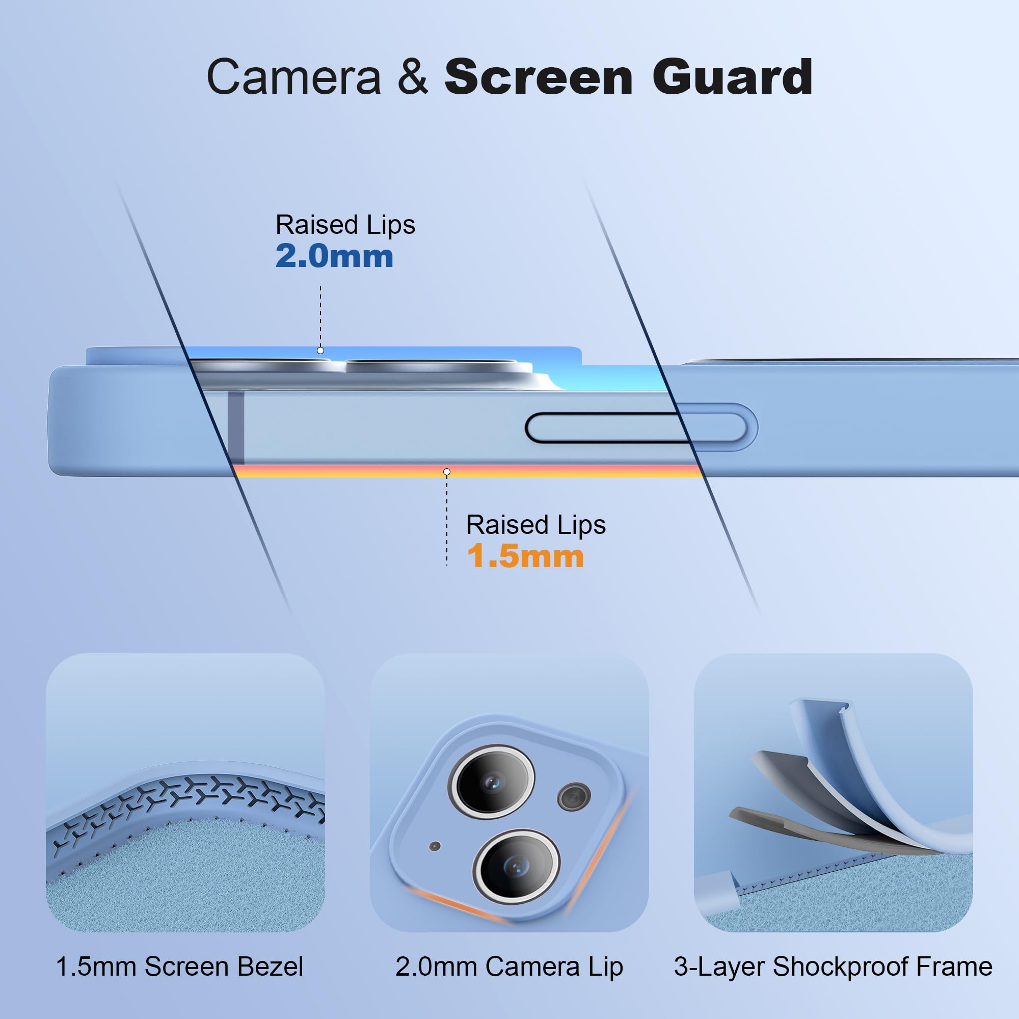Skylmw Designed For Iphone 13 Case With Magnetic Invisible Stand Compatible With Magsafe Military Drop Tested Shockproof Silicon