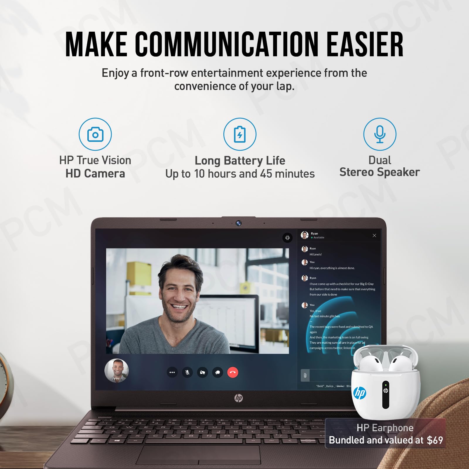 Hp 15.6 Laptop Computer, 15.6 Inch Hd Display, Intel Pentium Silver N5030, 16Gb Ram, 1Tb Ssd, 1 Year Office 365, Windows 11, Lon