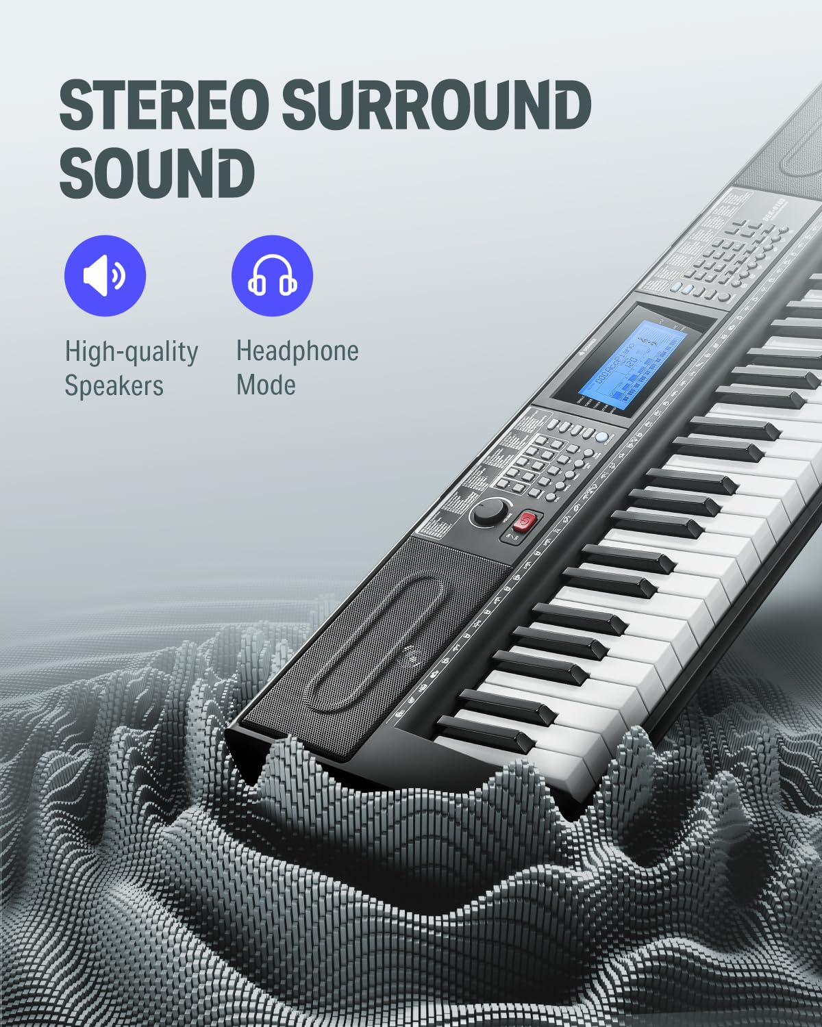 Donner 61 Key Keyboard Piano, Electric Piano Keyboard Kit With 249 Voices, 249 Rhythms   Includes Piano Stand, Stool, Microphone