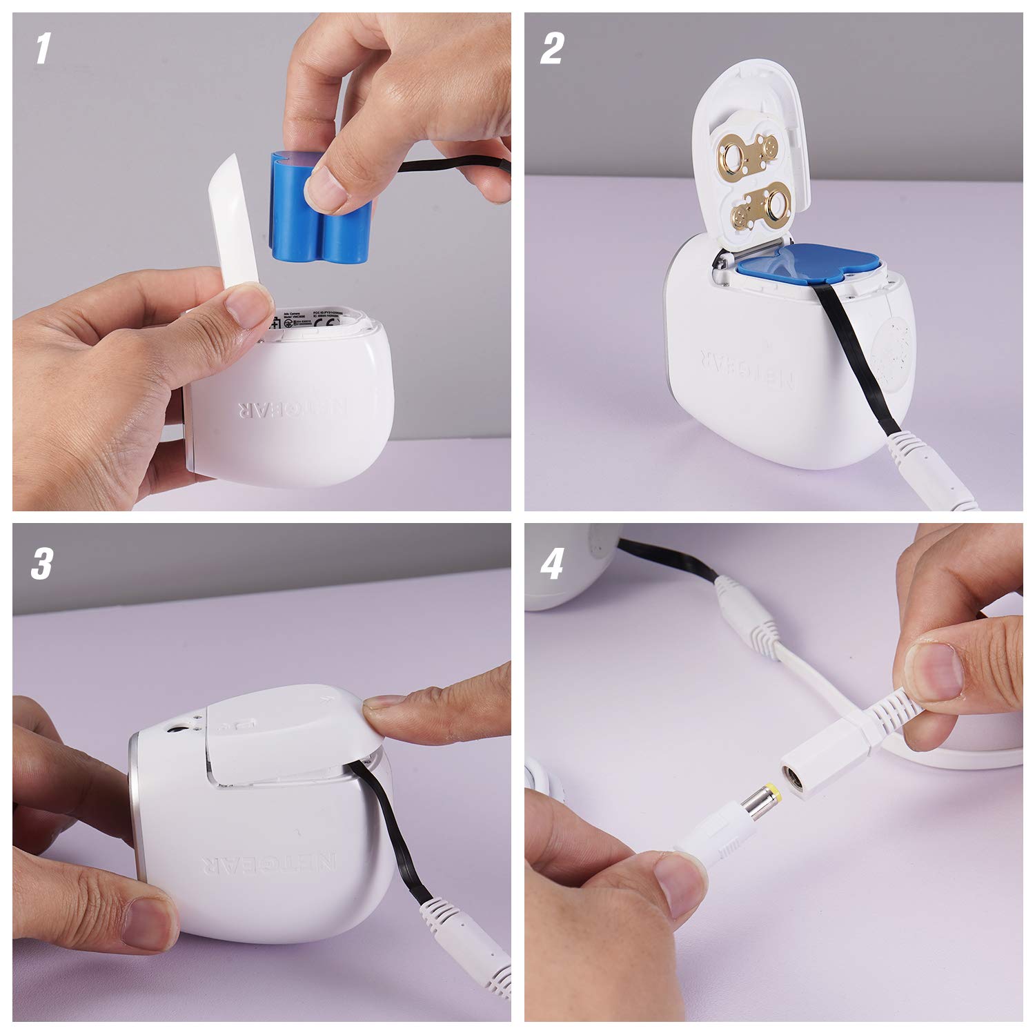 Power Adapter Compatible With Arlo (Replace Cr123A), With 25Feet/7.5M Weatherproof Outdoor Cable Continuously Power Your Arlo Ca