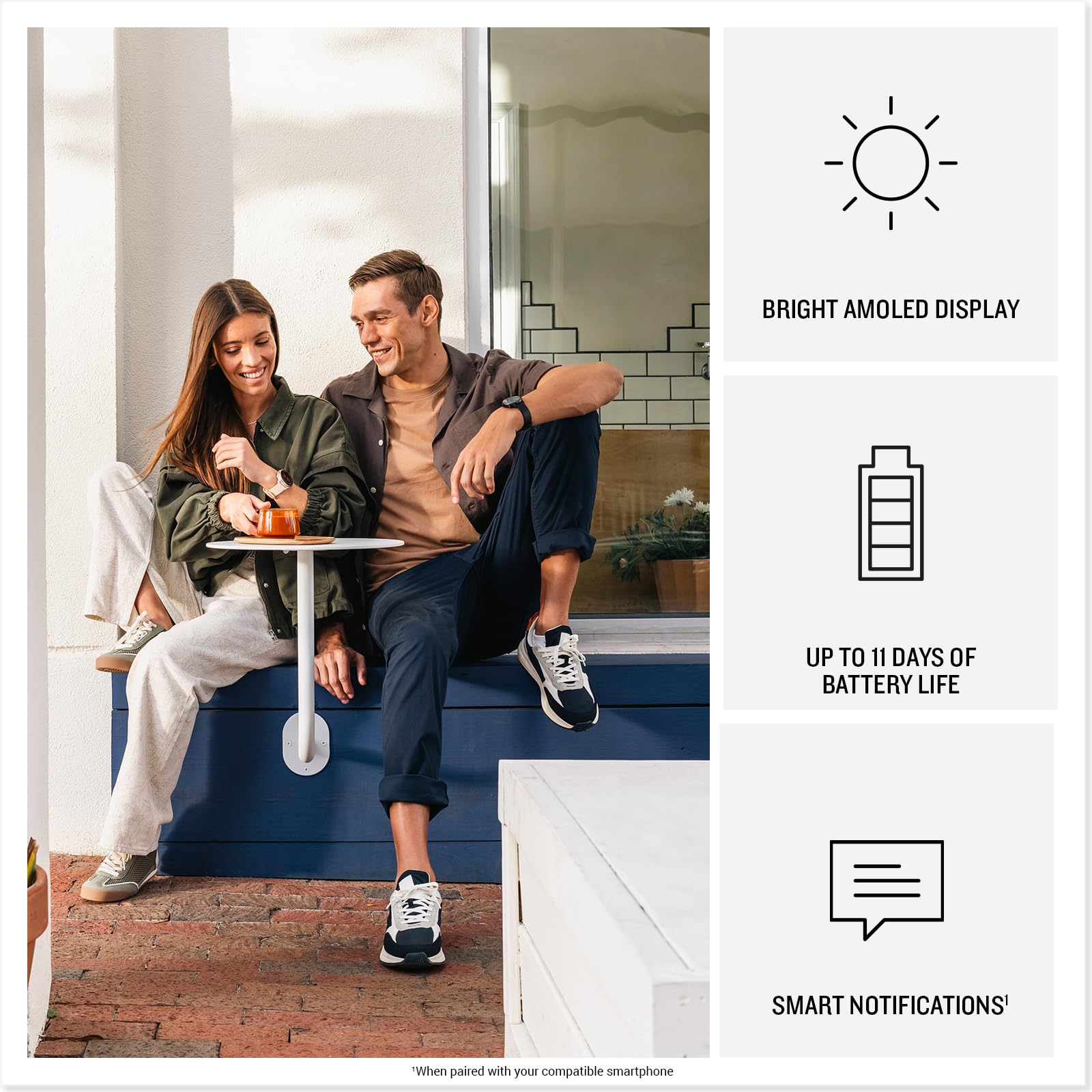 Garmin Vivoactive 6 (Slate/Black) Fitness Gps Smartwatch Bundle - Amoled Health Watch, 11-Day Battery Life, Body Battery, Music