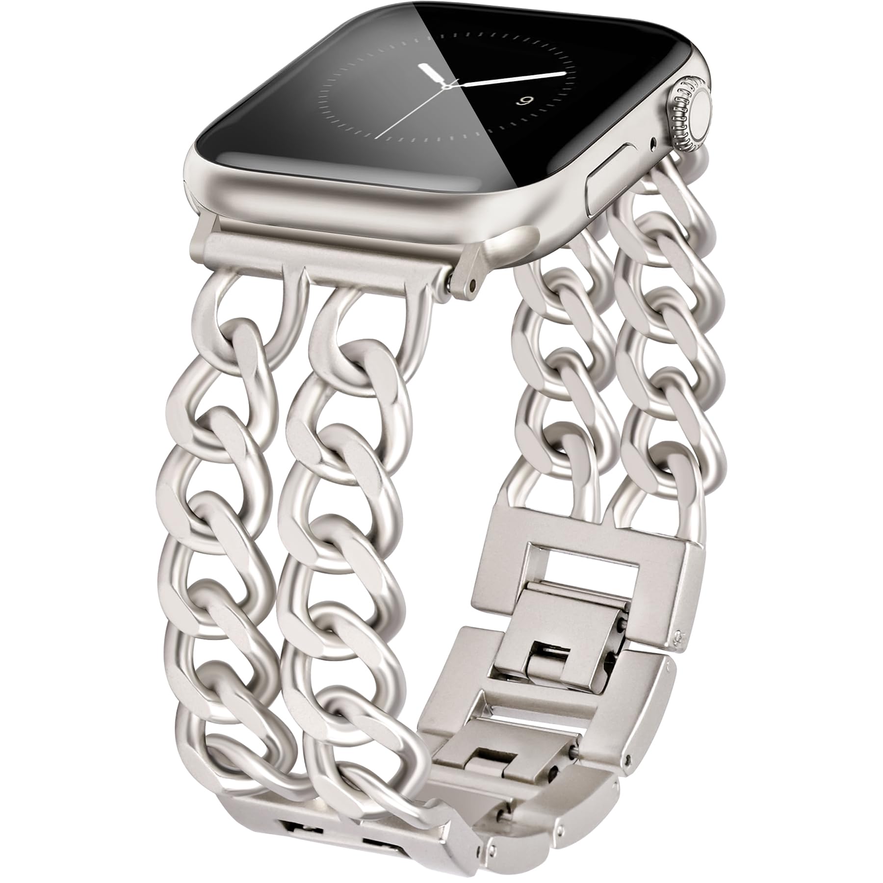 Jr.Dm Starlight Watch Bands For Women Compatible With Apple Watch Band 42Mm(S3/2/1) 44Mm 45Mm 46Mm 49Mm Adjustable Metal Band Co