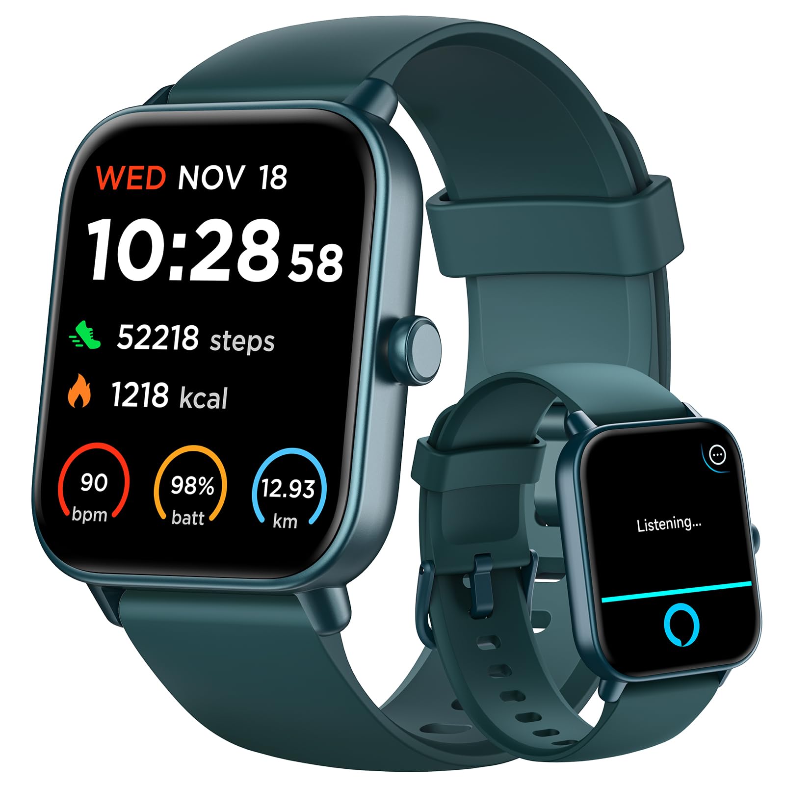 Smart Watch For Women Android Iphone, Alexa Built-In, 1.8 '' Smartwatch With Heart Rate/Spo2/Sleep Monitor, Ip68 Waterproof Acti