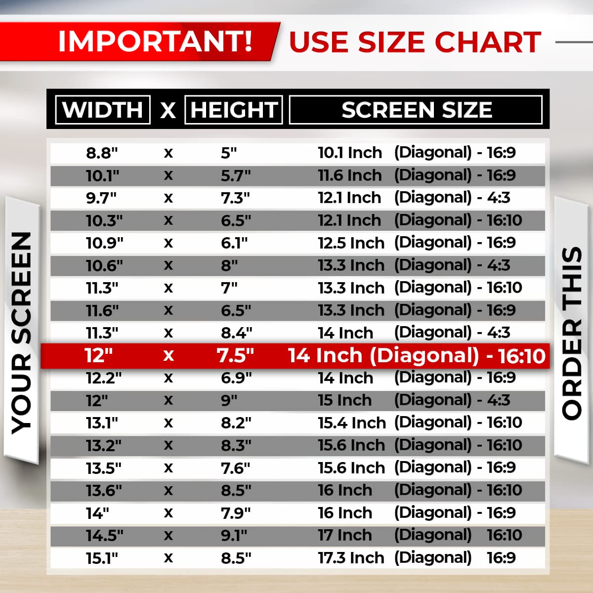 Sightpro 14 Inch 16:10 Laptop Privacy Screen Filter   Computer Monitor Privacy Shield And Anti Glare Protector